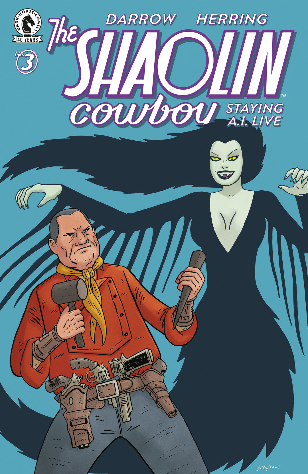 Shaolin Cowboy Staying A.I.Live #3 (Cover C) (Gilbert Hernandez)