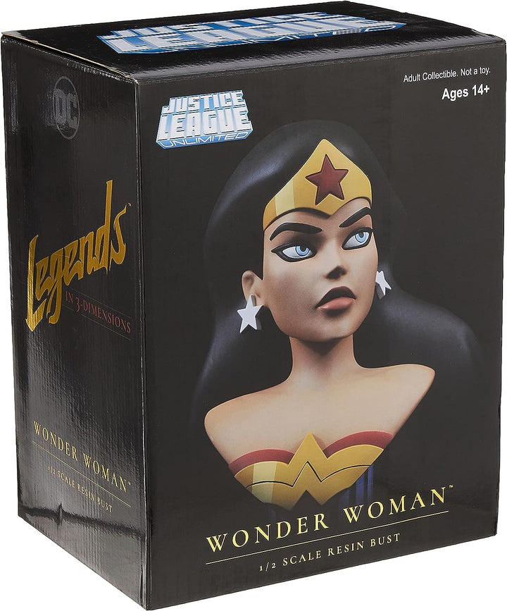 Justice League Animated Legends in 3D Wonder Woman 1/2 Scale Limited Edition Bust