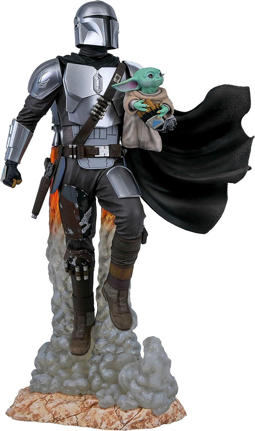 Star Wars Milestones: The Mandalorian & Child Statue