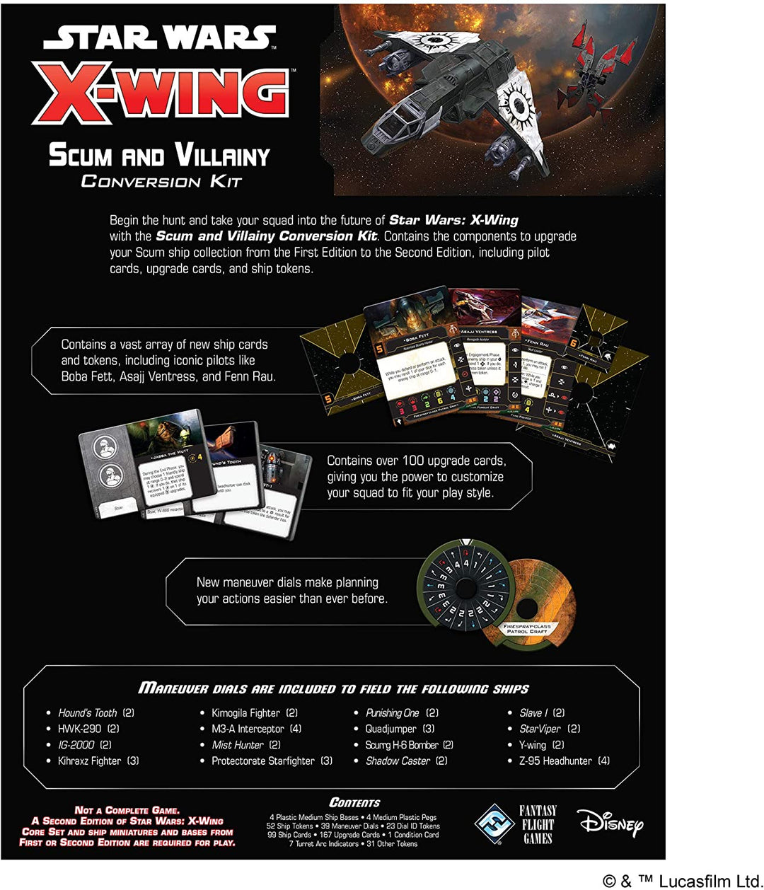 Star Wars: X-Wing Scum and Villainy CONVERSION KIT