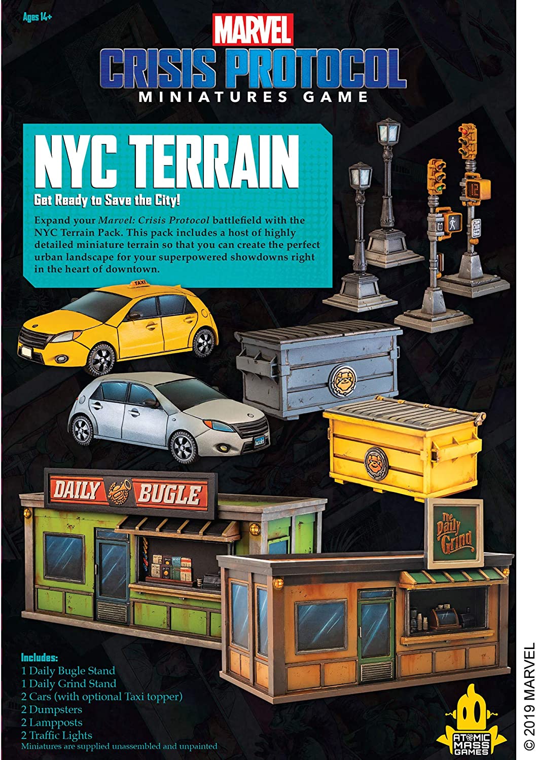 Marvel Crisis Protocol: NYC TERRAIN PACK