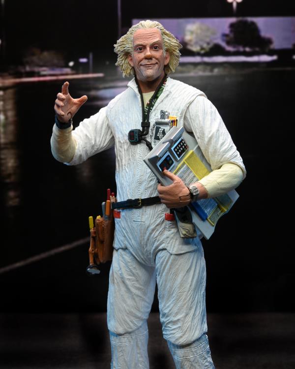 Back to the Future Ultimate Doc Brown (Hazmat Suit) Figure