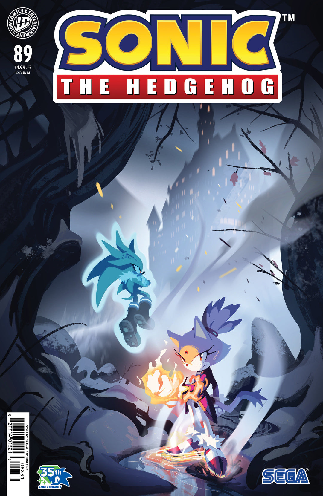 Sonic The Hedgehog #89 Variant C (1:15) (Fourdraine)