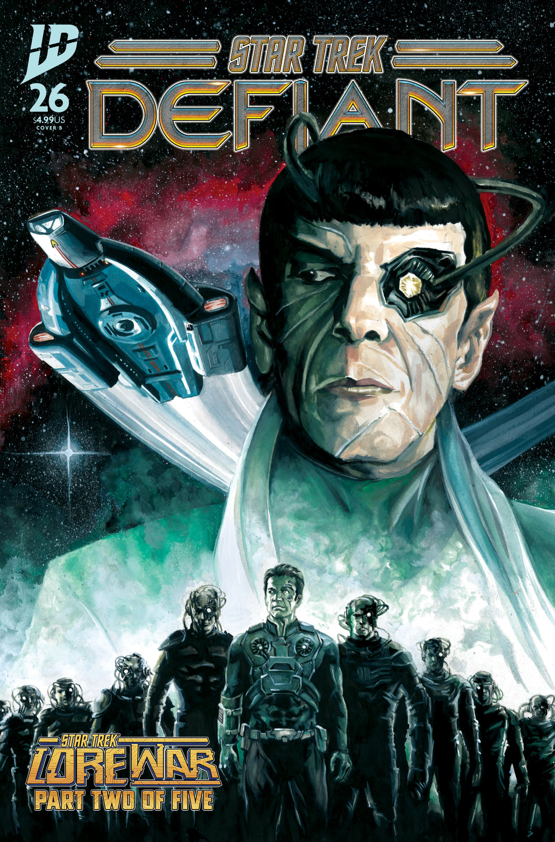 Star Trek Defiant #26 Variant B (Woodward)