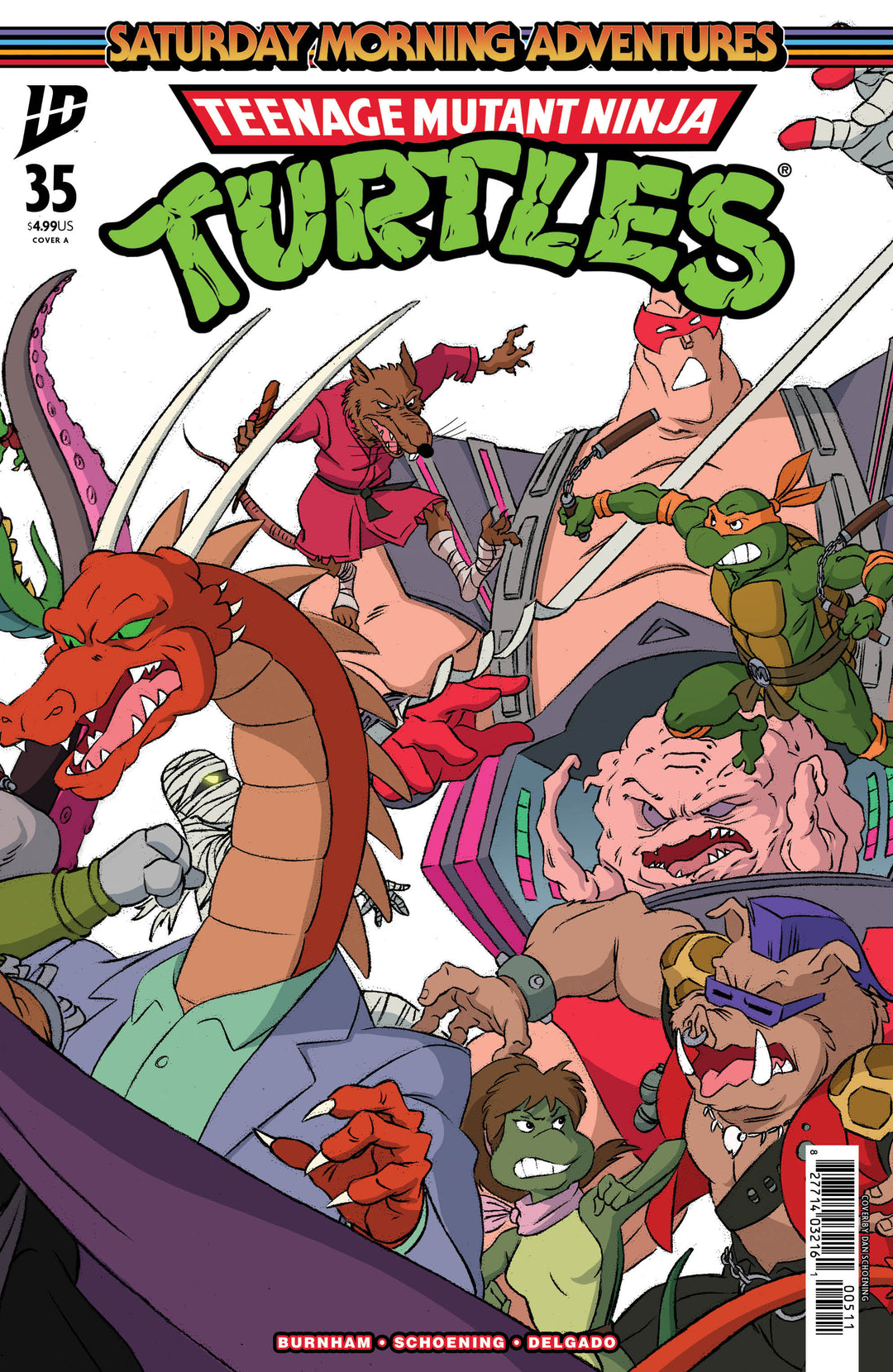 Teenage Mutant Ninja Turtles: Saturday Morning Adventures (2023) #35 Cover A (Schoening Connecting Cover Set)