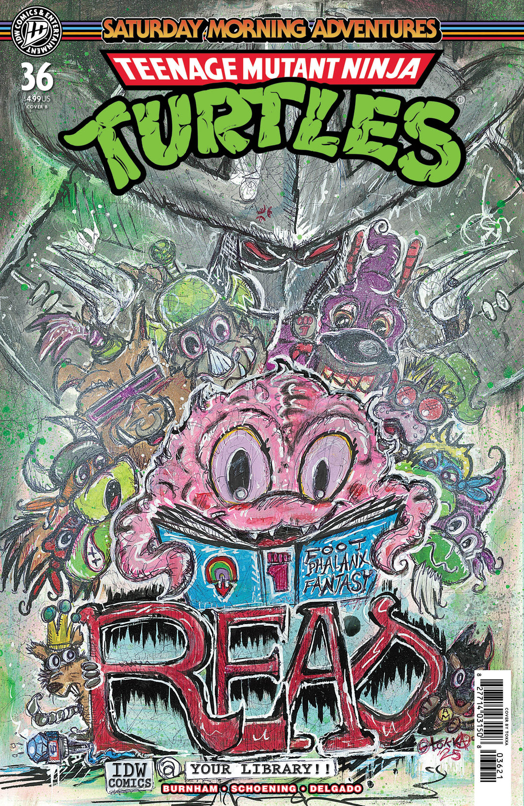 Teenage Mutant Ninja Turtles: Saturday Morning Adventures (2023) #36 Variant B (T Ok Ka)