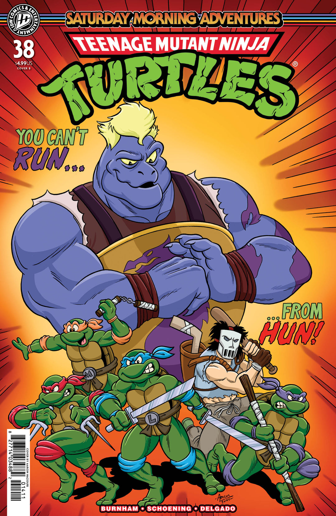 Teenage Mutant Ninja Turtles: Saturday Morning Adventures (2023) #38 Variant B (Hazouri)