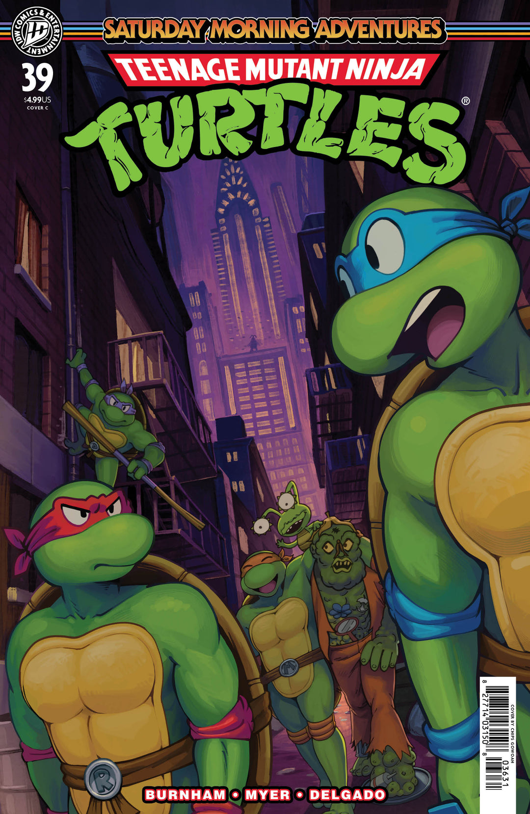 Teenage Mutant Ninja Turtles: Saturday Morning Adventures (2023) #39 Variant C (Go Woah)