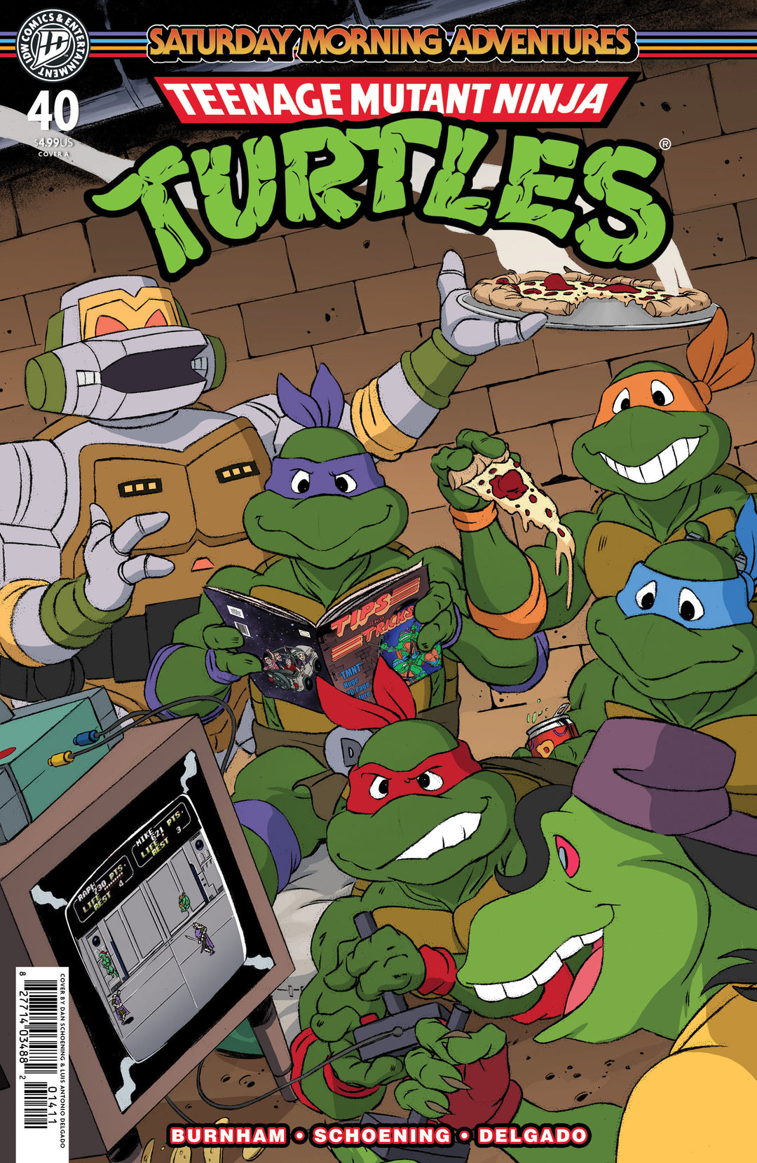 Teenage Mutant Ninja Turtles: Saturday Morning Adventures (2023) #40 Cover A (Schoening)