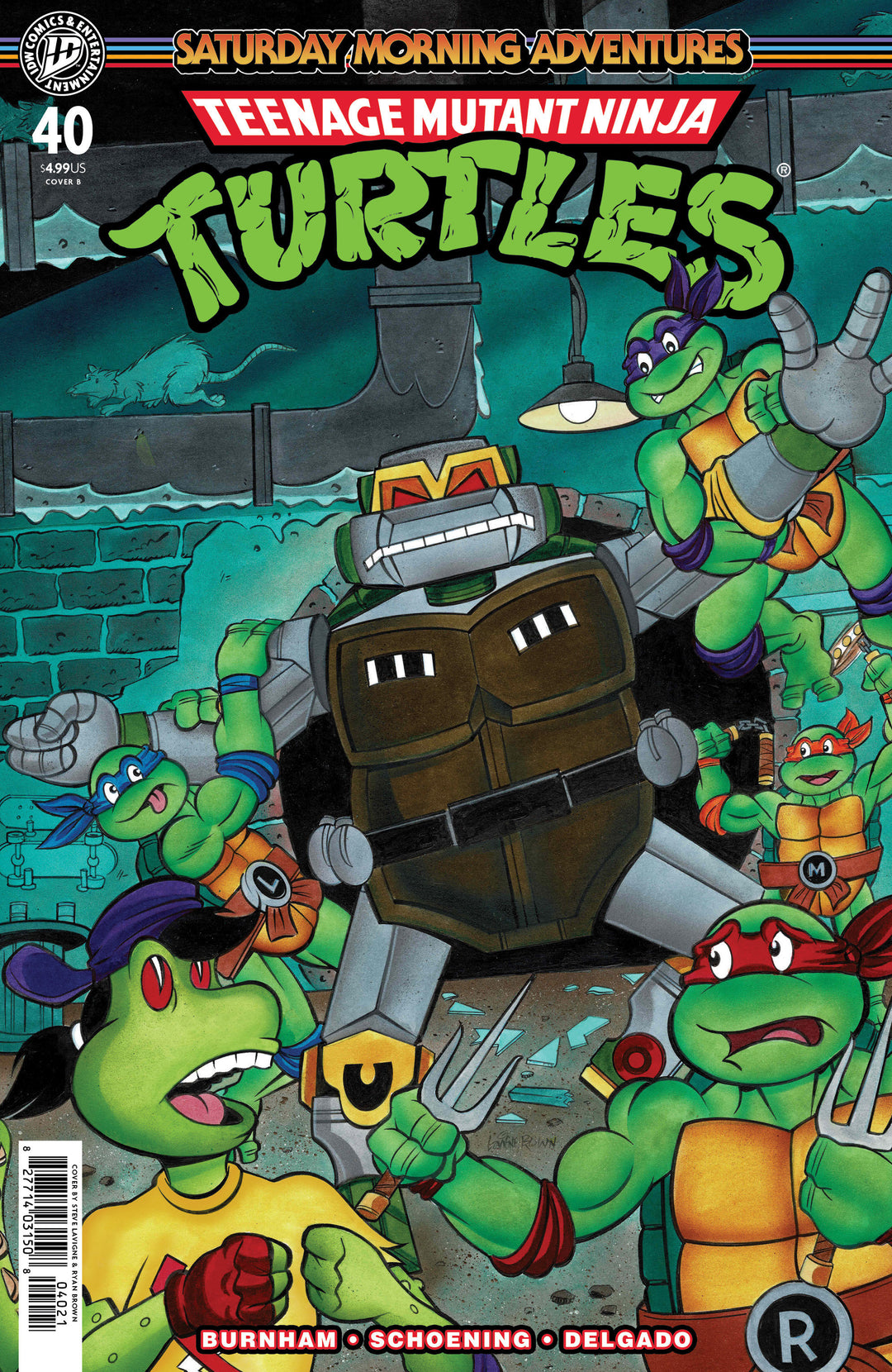 Teenage Mutant Ninja Turtles: Saturday Morning Adventures (2023) #40 Variant B (Lavigne)