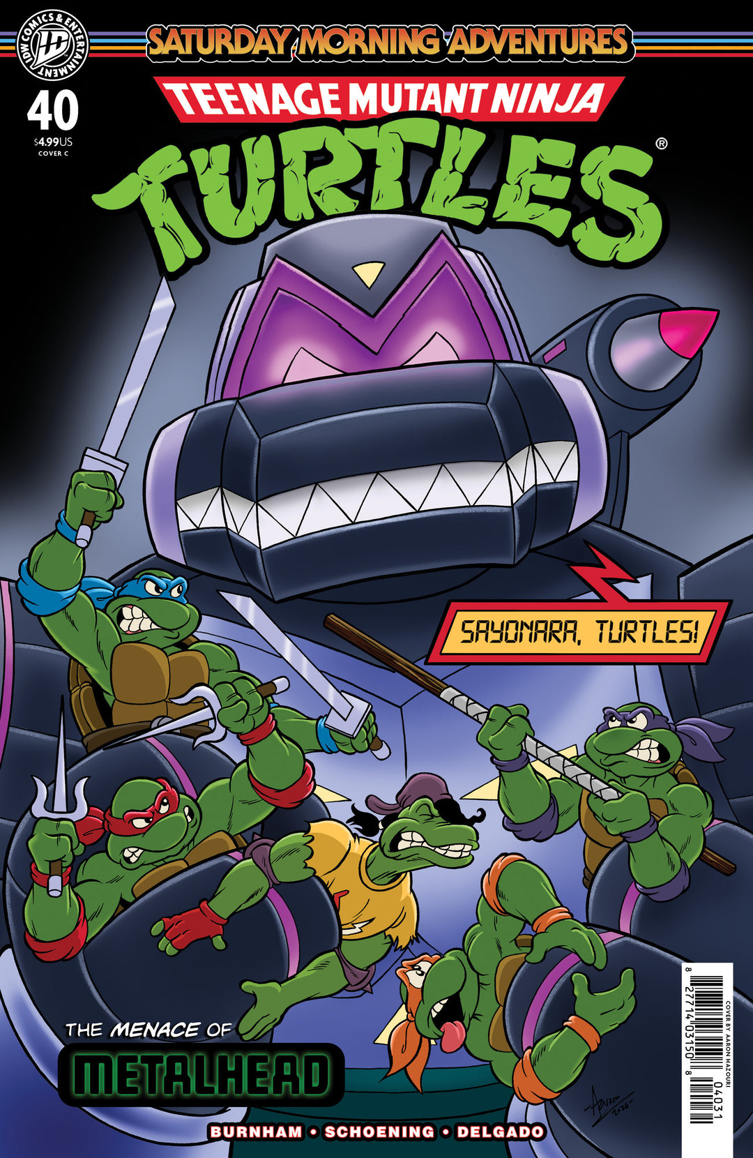 Teenage Mutant Ninja Turtles: Saturday Morning Adventures (2023) #40 Variant C (Hazouri)