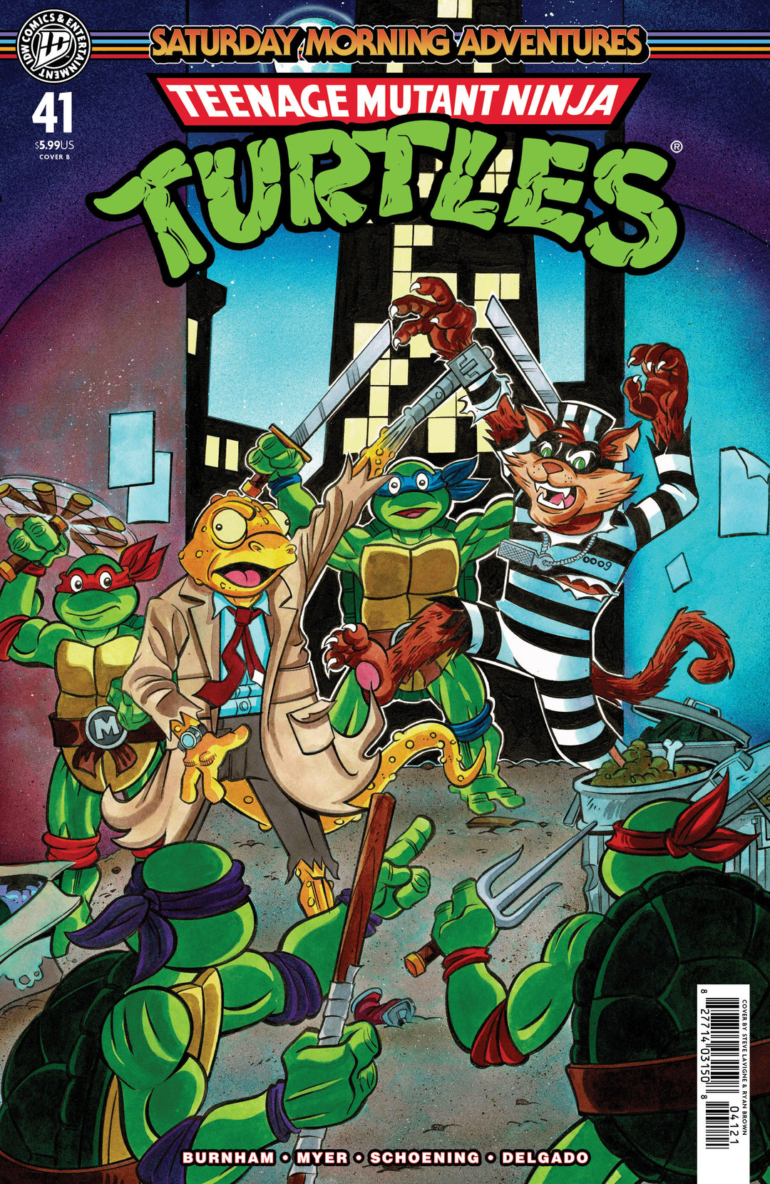 Teenage Mutant Ninja Turtles: Saturday Morning Adventures (2023) #41 Variant B (Lavigne)