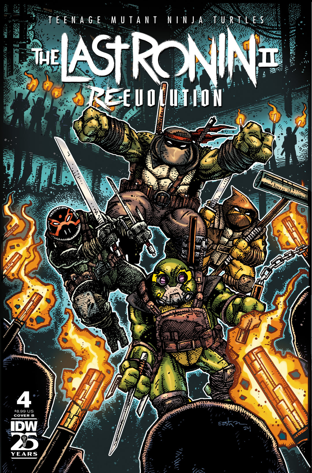 Teenage Mutant Ninja Turtles: The Last Ronin II - Re-Evolution #4 Cover B Eastman (Mature)