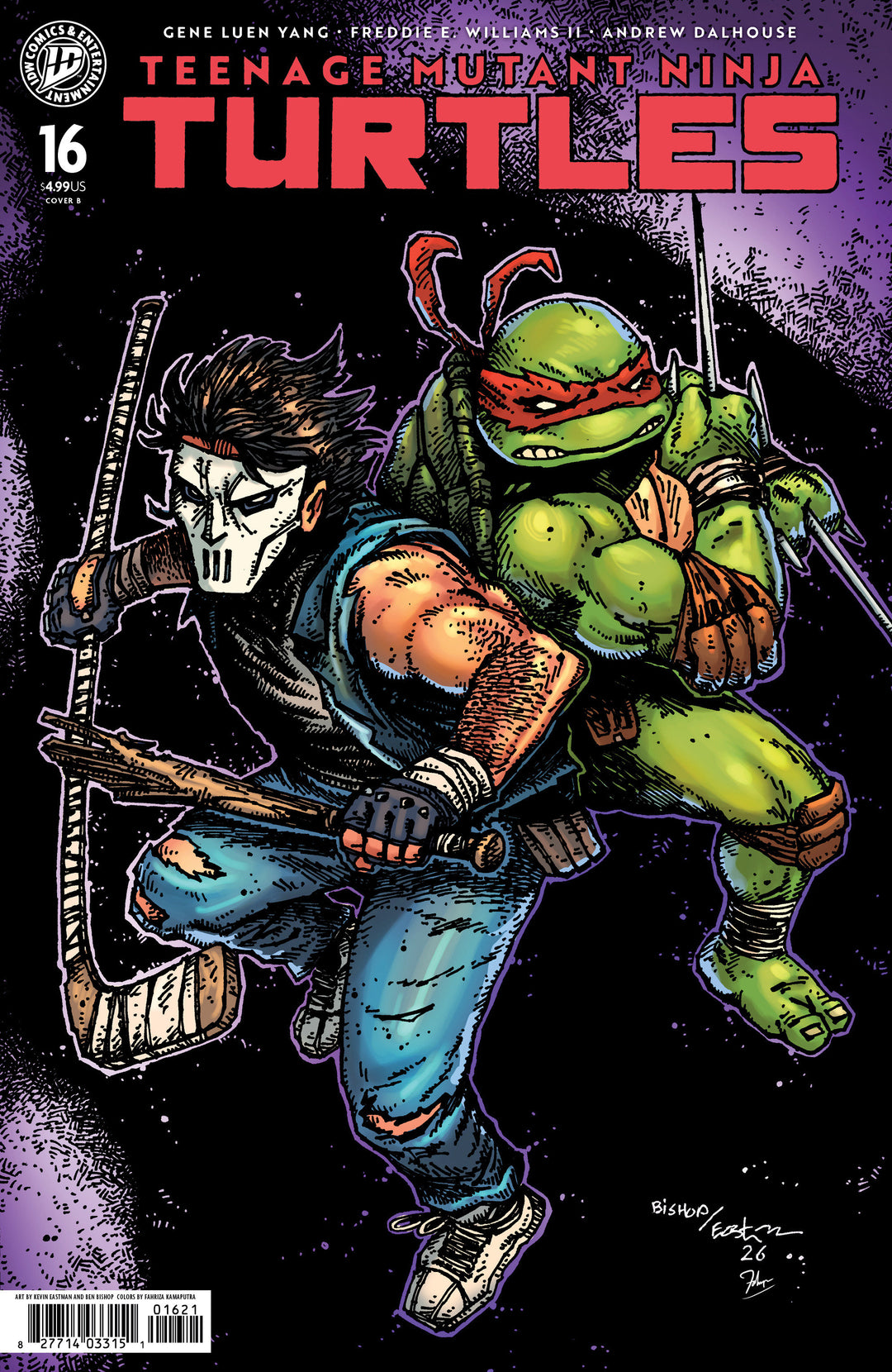 Teenage Mutant Ninja Turtles (2024) #16 Variant B (Eastman & Bishop)
