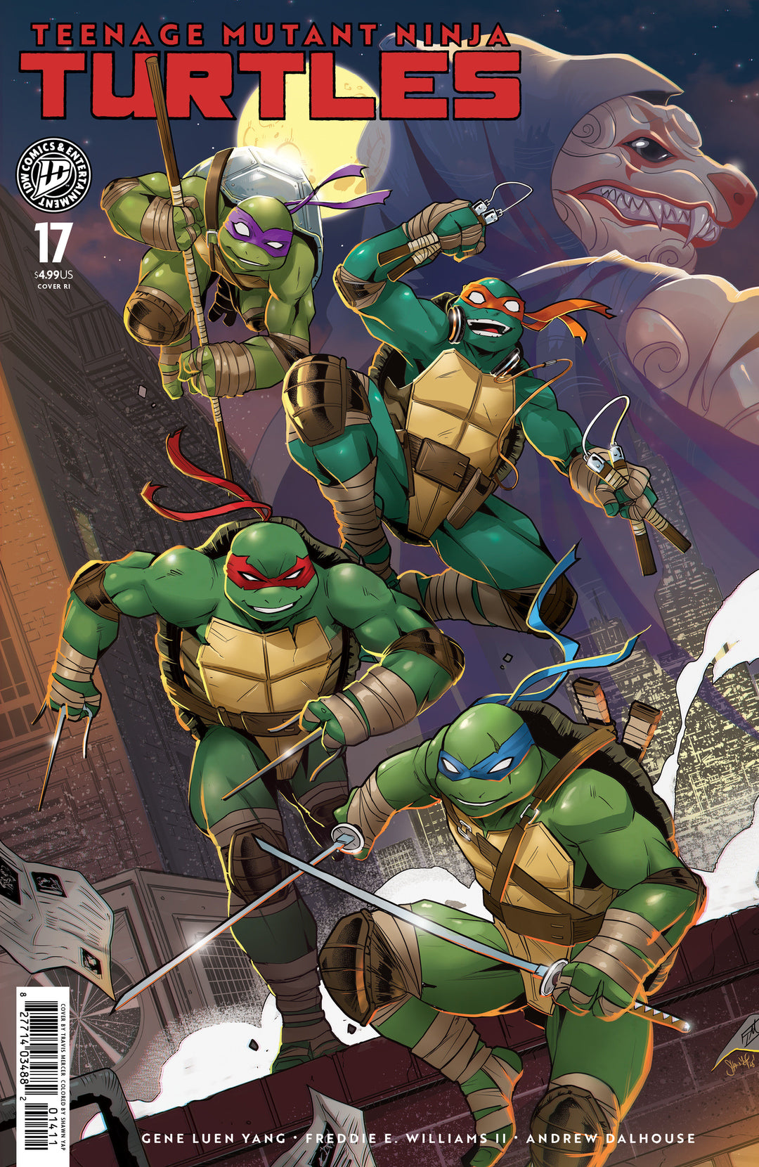 Teenage Mutant Ninja Turtles (2024) #17 Variant F (1:25) (Mercer)