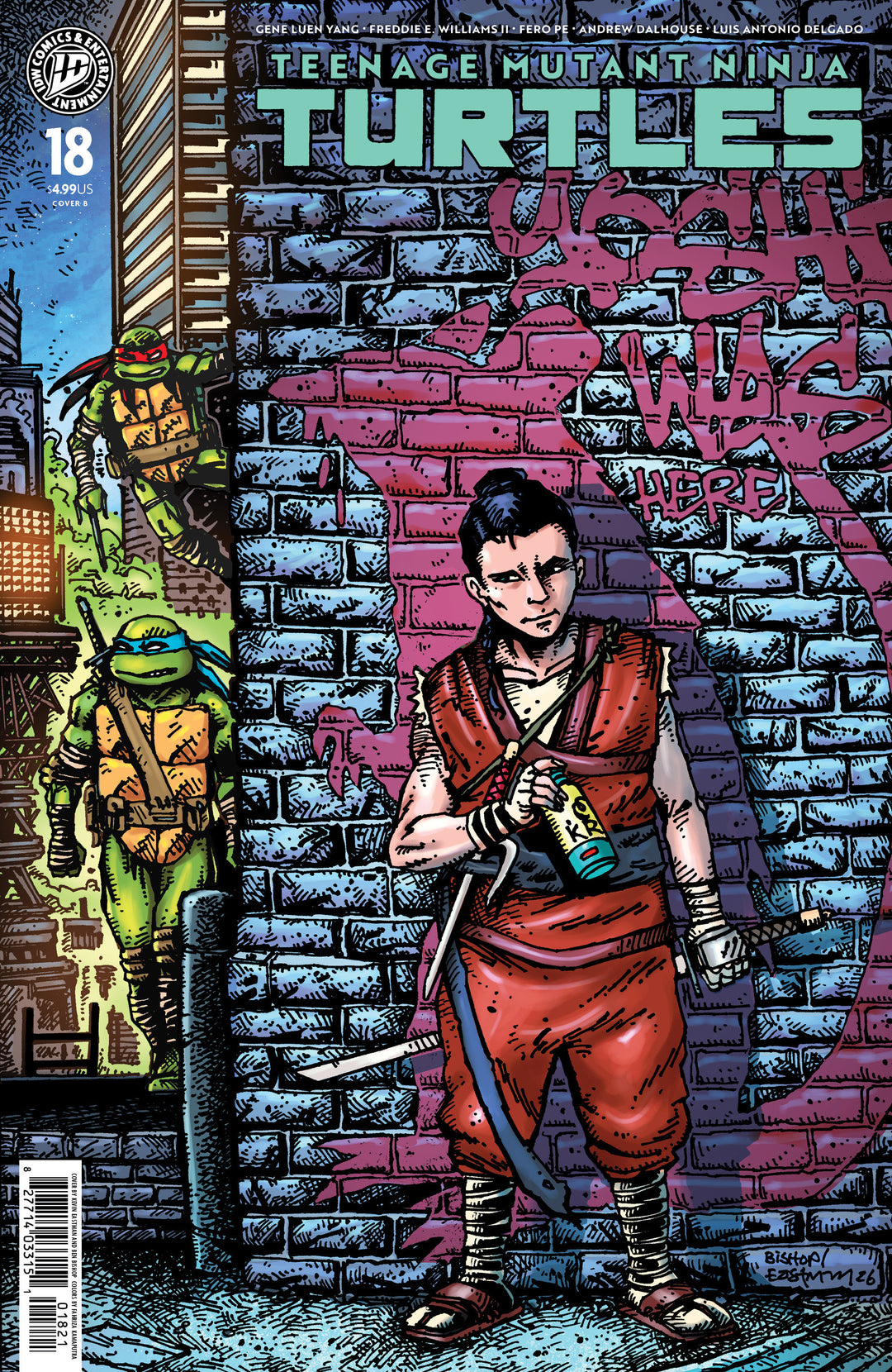 Teenage Mutant Ninja Turtles (2024) #18 Variant B (Eastman & Bishop)