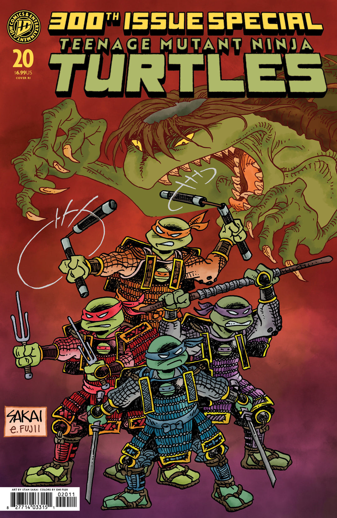 Teenage Mutant Ninja Turtles (2024) #20 300th Issue Special Variant I (1:50) (Sakai)