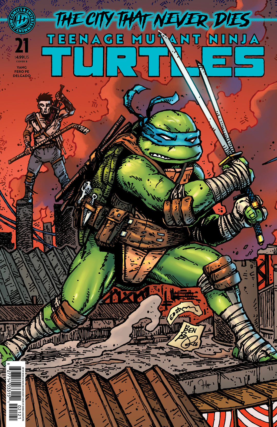 Teenage Mutant Ninja Turtles (2024) #21 Variant B (Eastman & Bishop)