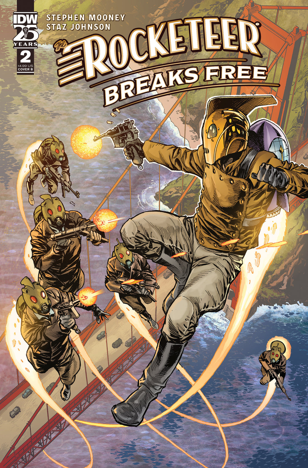 The Rocketeer Breaks Free #2 Variant B (Johnson)