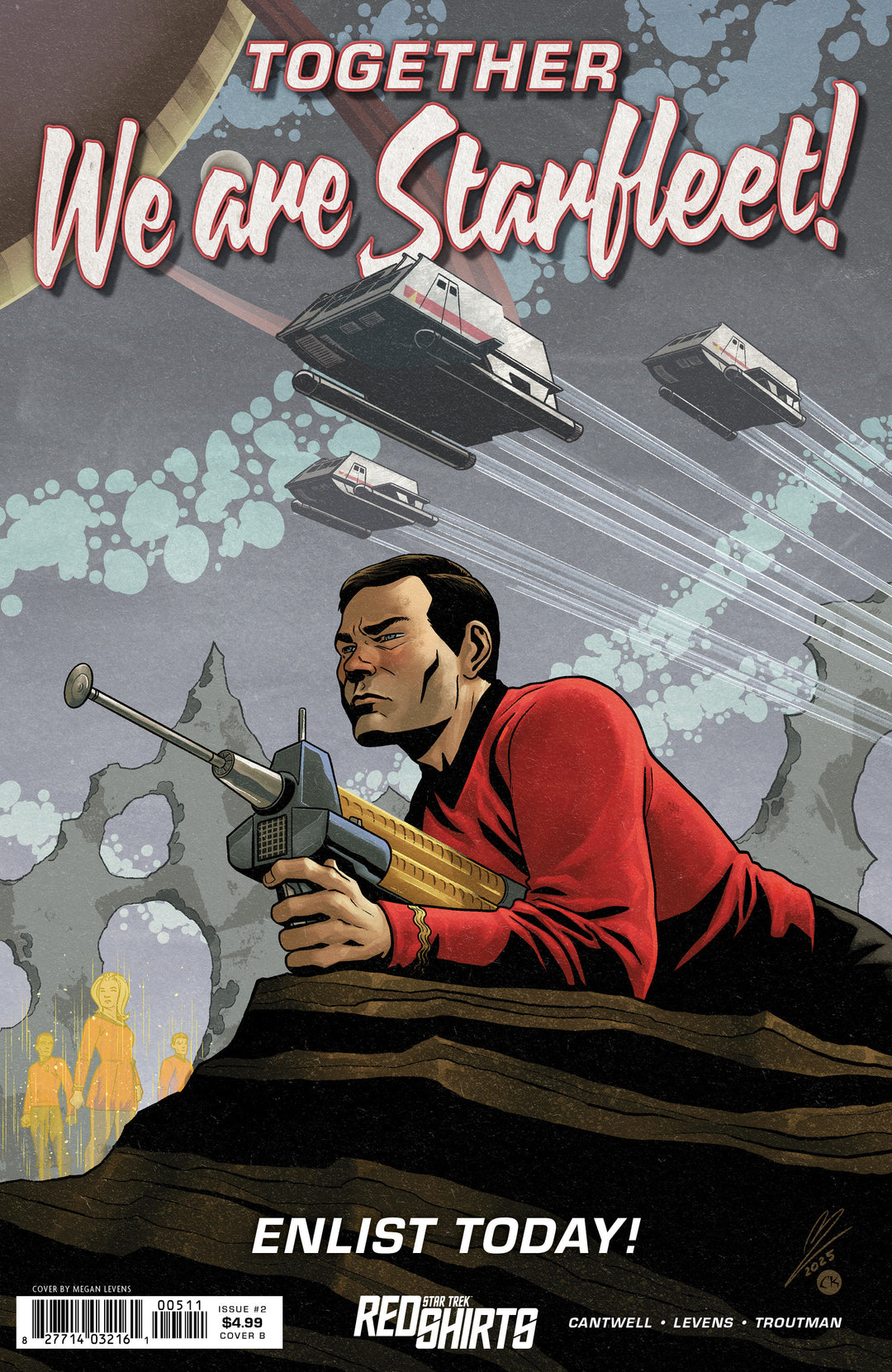 Star Trek Red Shirts #2 Variant B (Levens Federation Recruitment)