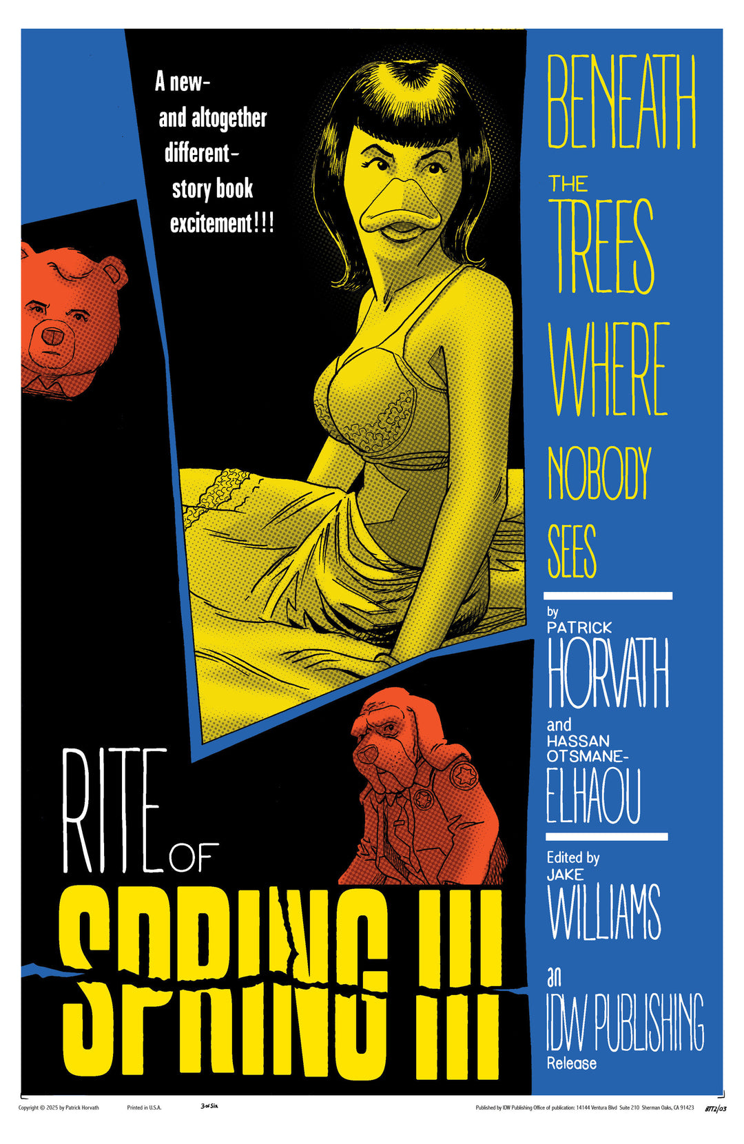 Beneath The Trees Where Nobody Sees Rite Of Spring #3 Variant B (Fleecs Movie Homage Cover)