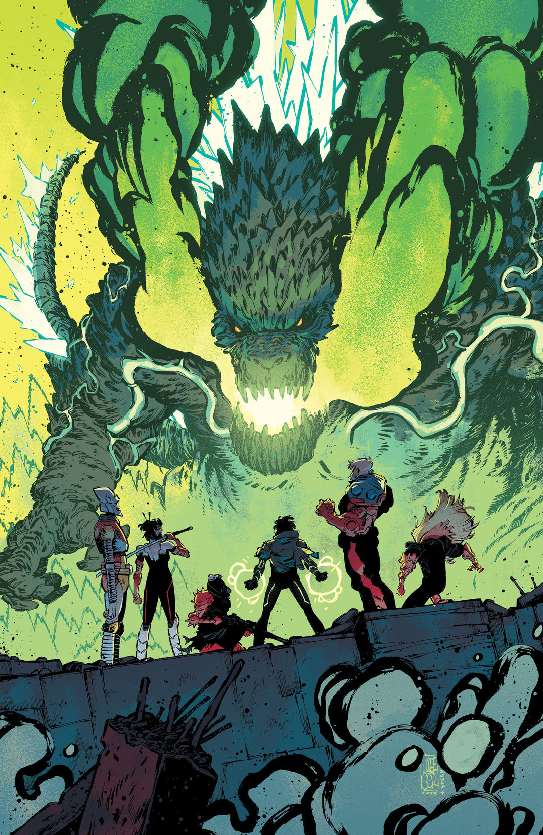 Godzilla Kai-Sei Era #2 Variant D (1:25) (Corona Full Art Virgin)