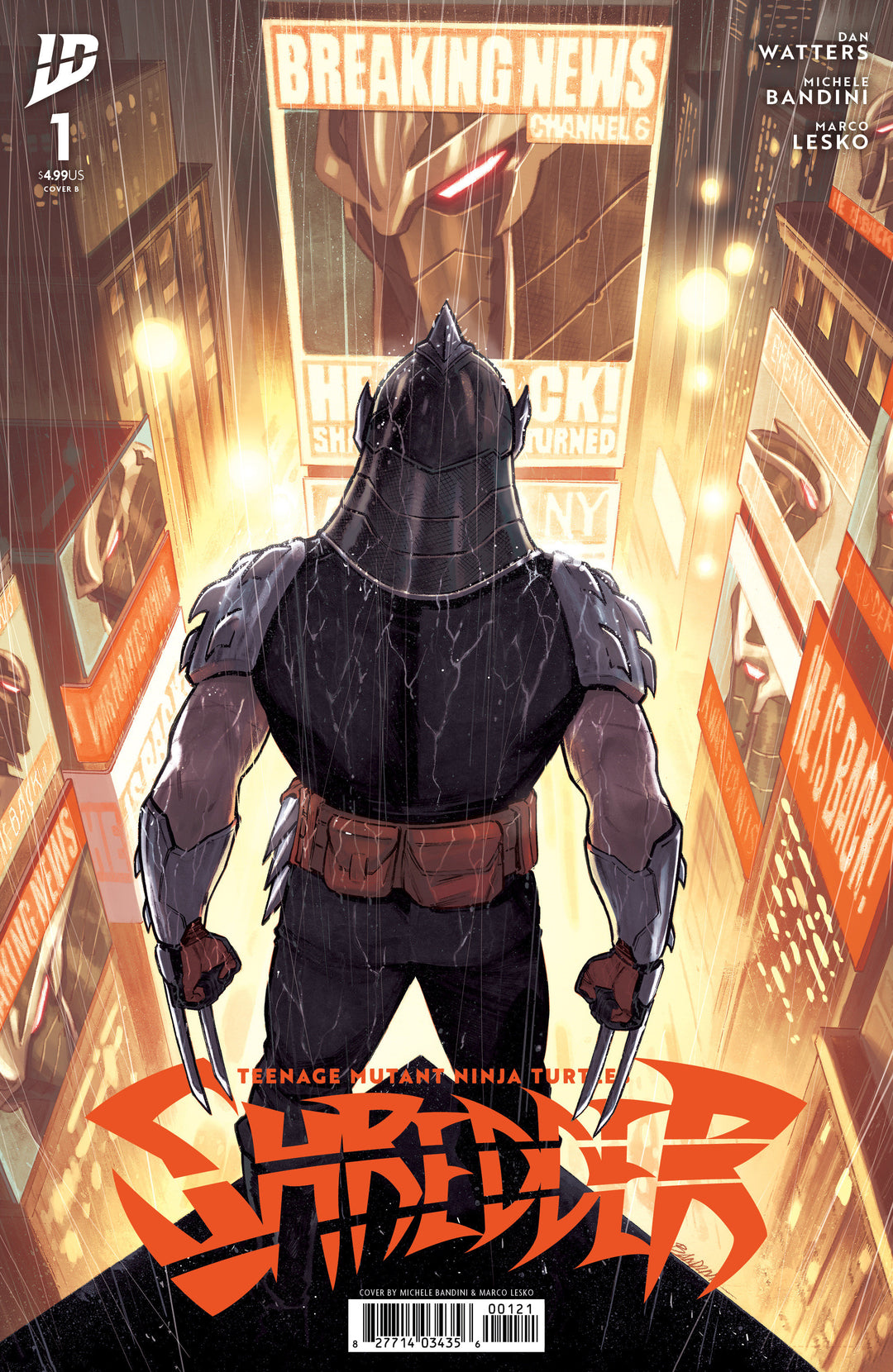 Teenage Mutant Ninja Turtles Shredder #1 Variant B (Bandini)