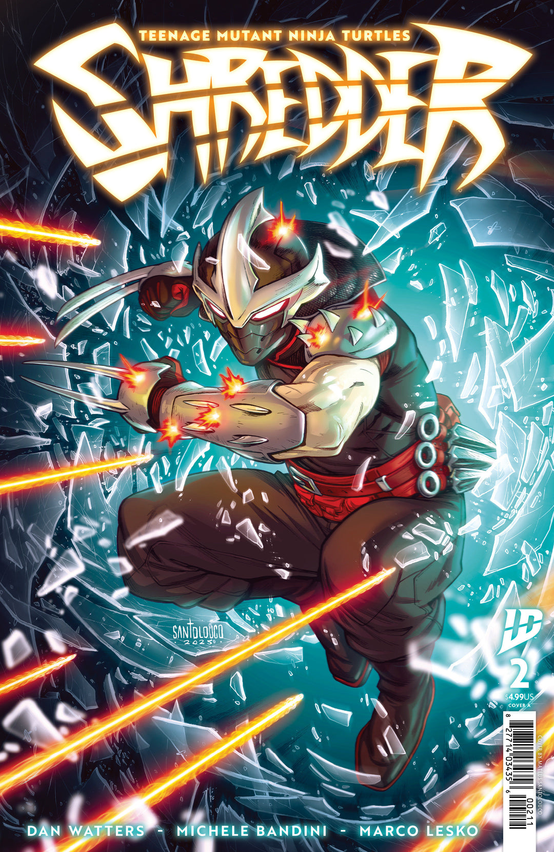 Teenage Mutant Ninja Turtles Shredder #2 Cover A (Santolouco)