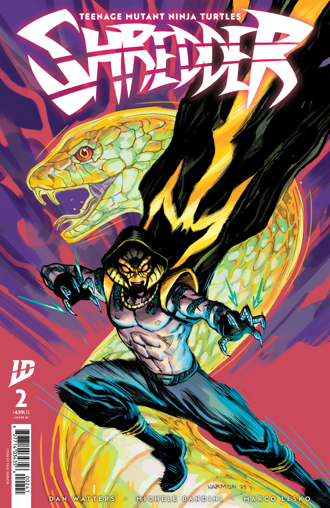 Teenage Mutant Ninja Turtles Shredder #2 Variant D (1:10) (Harmon)
