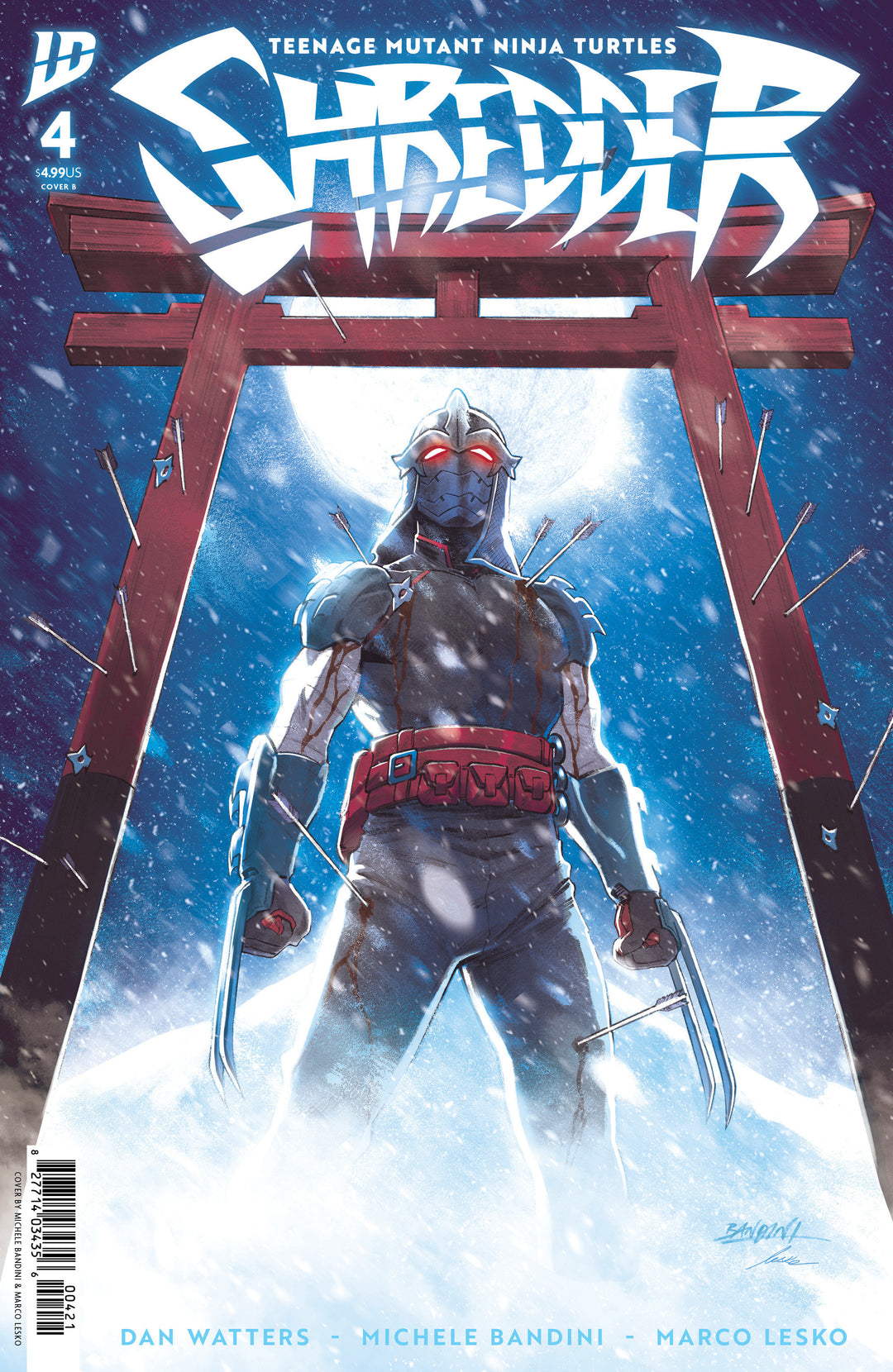 Teenage Mutant Ninja Turtles Shredder #4 Variant B (Bandini)