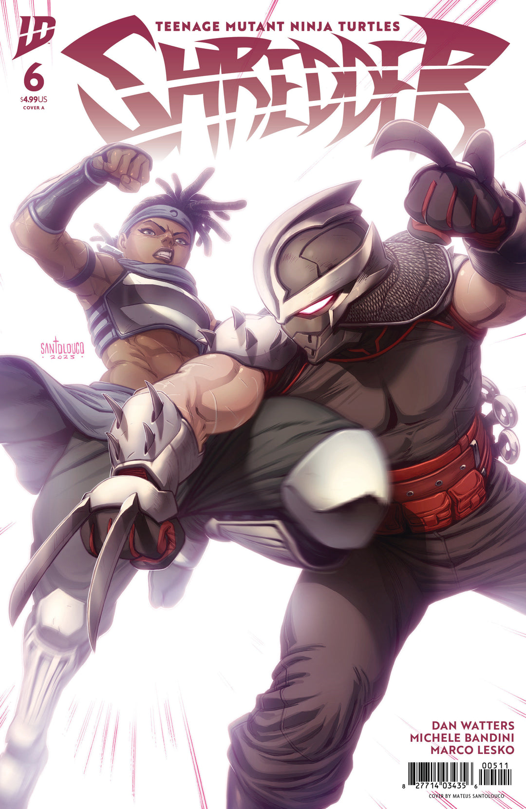 Teenage Mutant Ninja Turtles Shredder #6 Cover A (Santolouco)