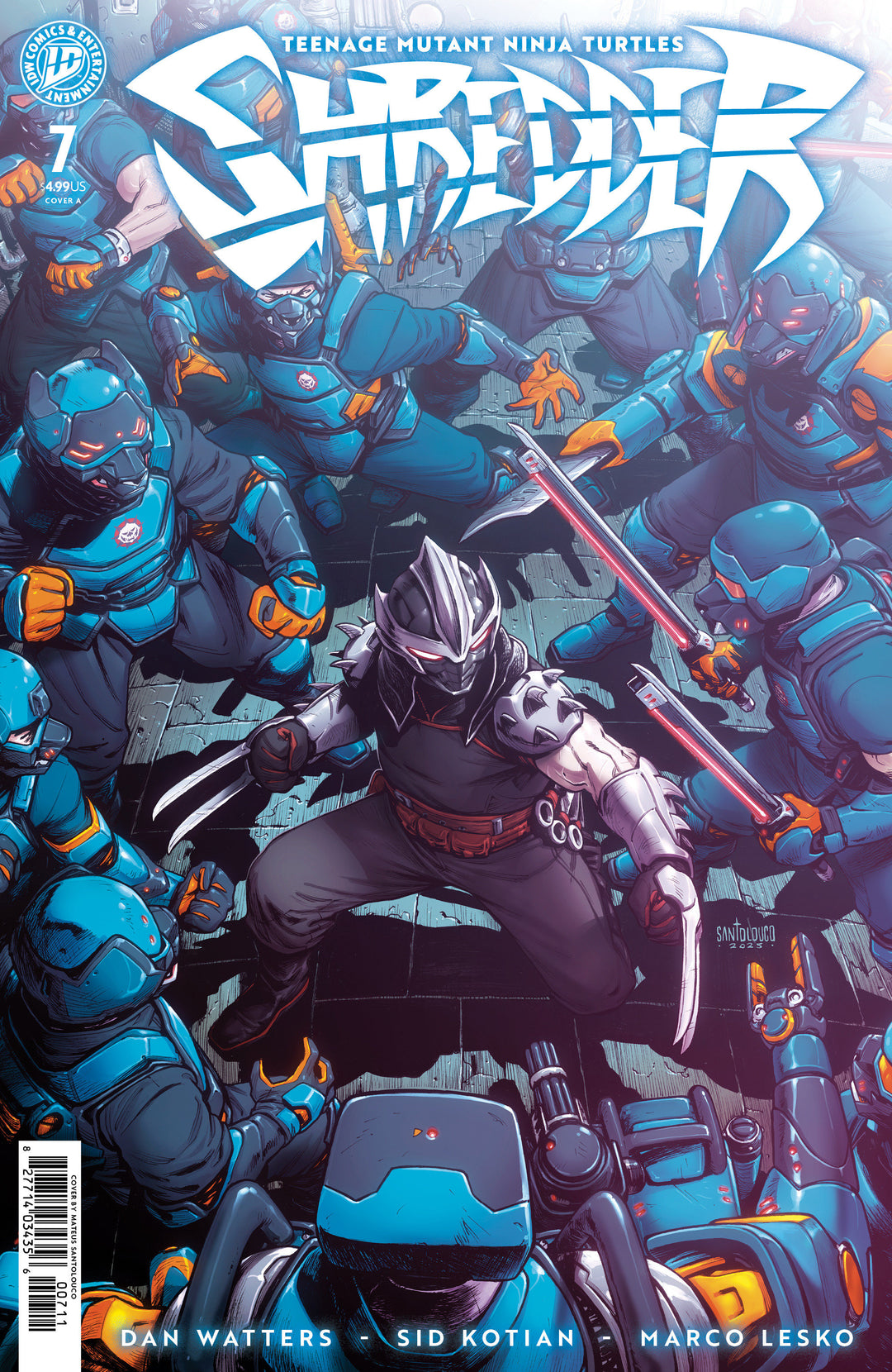 Teenage Mutant Ninja Turtles Shredder #7 Cover A (Santolouco)
