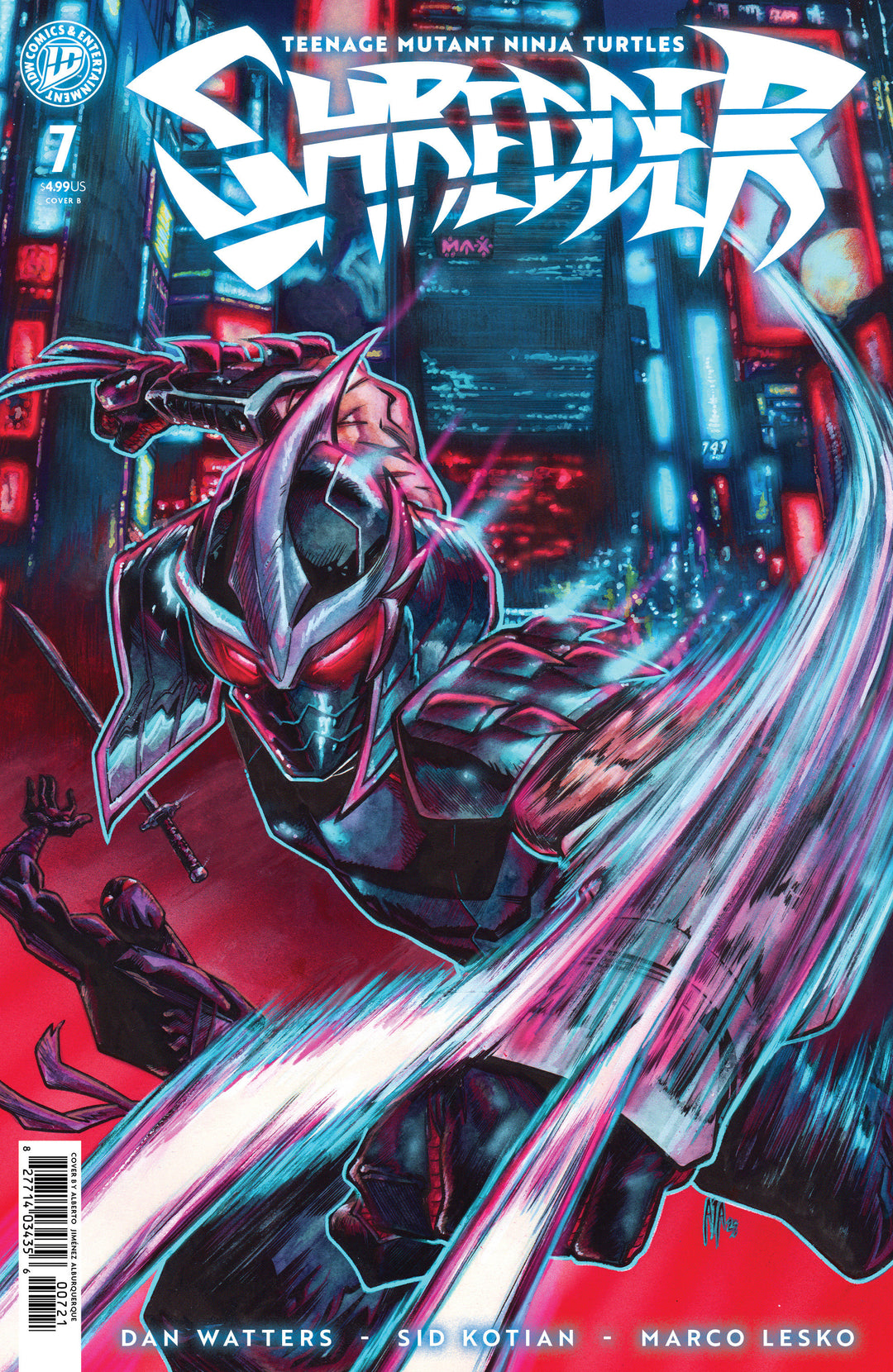 Teenage Mutant Ninja Turtles Shredder #7 Variant B (Jiménez Alburquerque)