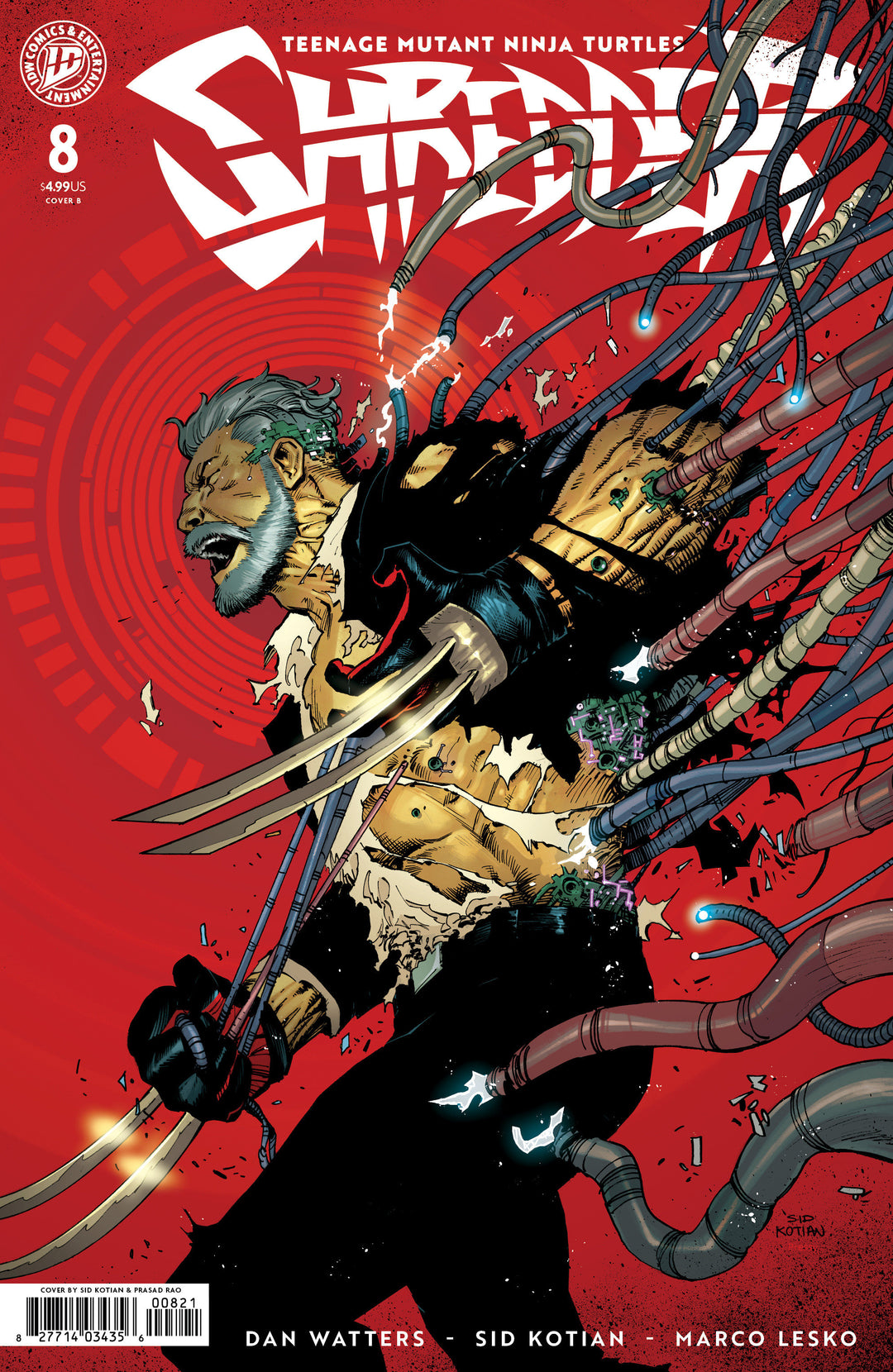 Teenage Mutant Ninja Turtles Shredder #8 Variant B (Kotian)
