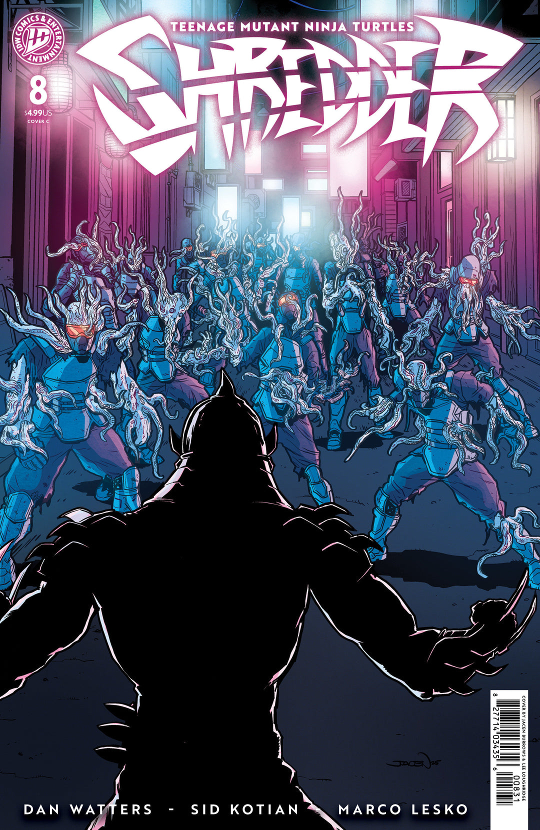 Teenage Mutant Ninja Turtles Shredder #8 Variant C (Burrows)