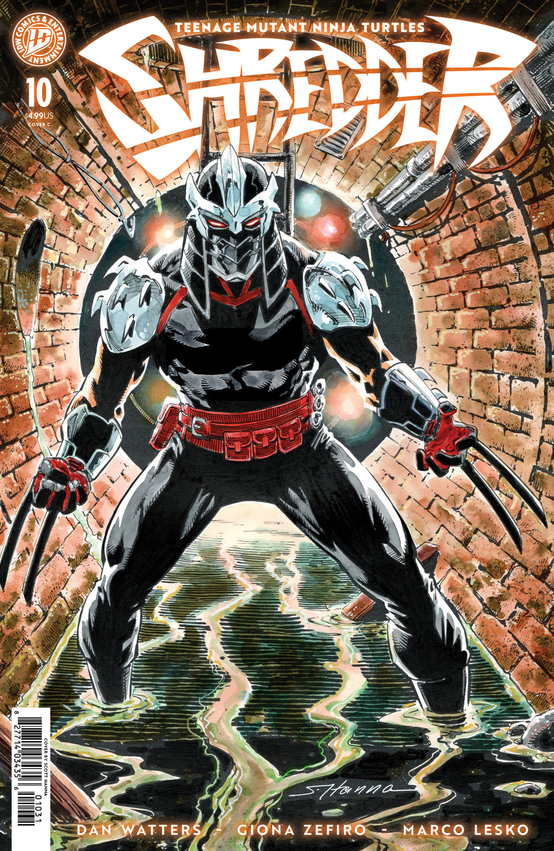 Teenage Mutant Ninja Turtles Shredder #10 Variant C (Hanna)