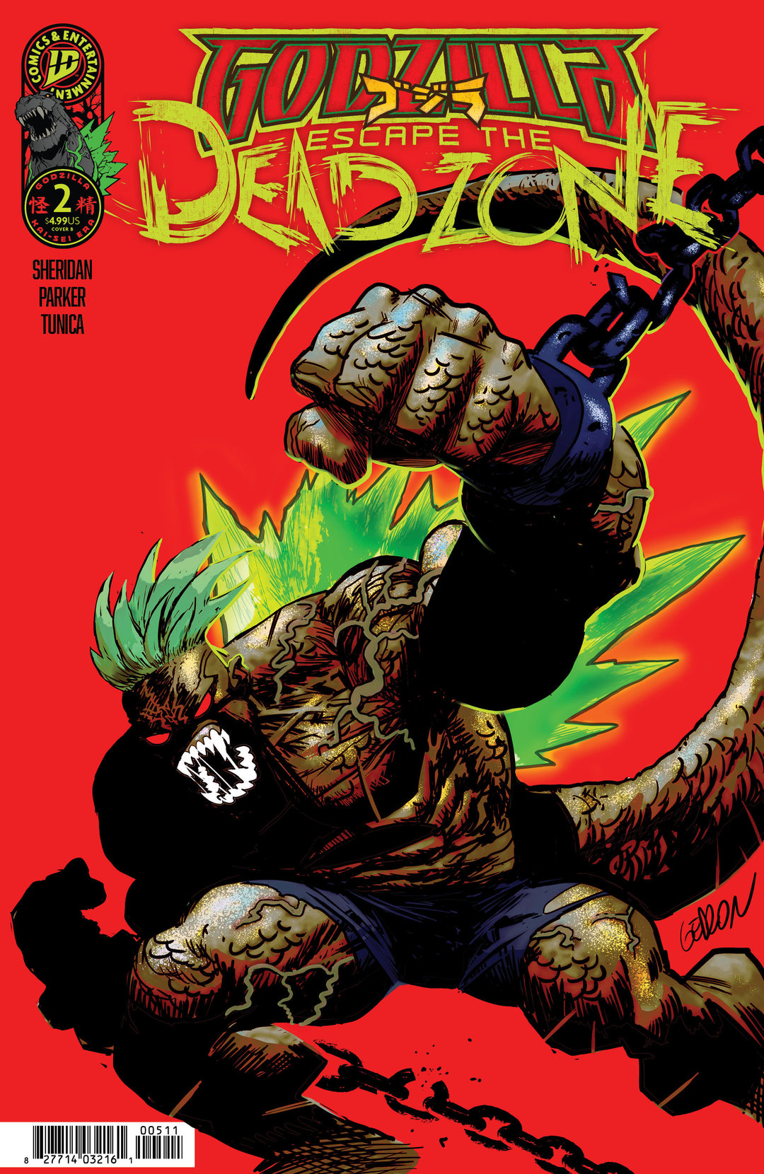 Godzilla Escape The Deadzone [Kai-Sei Era] #2 Variant B (Gedeon)