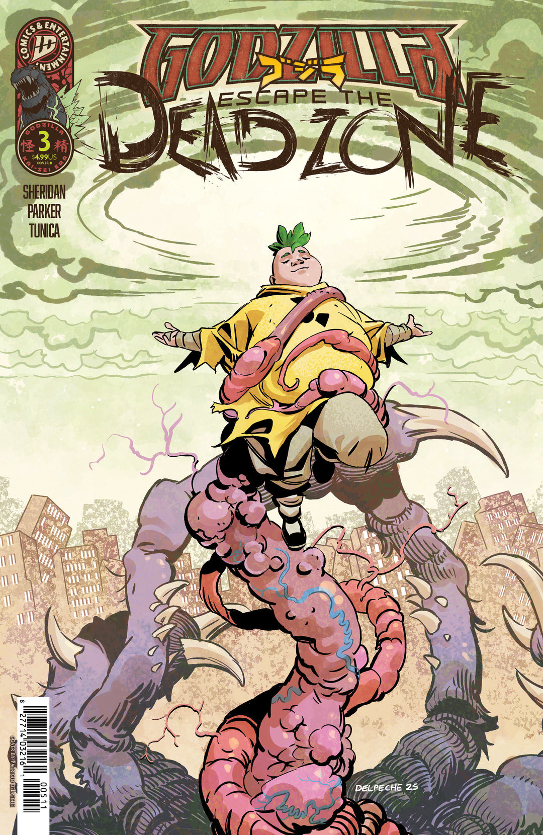 Godzilla Escape The Deadzone [Kai-Sei Era] #3 Variant B (Delpeche)