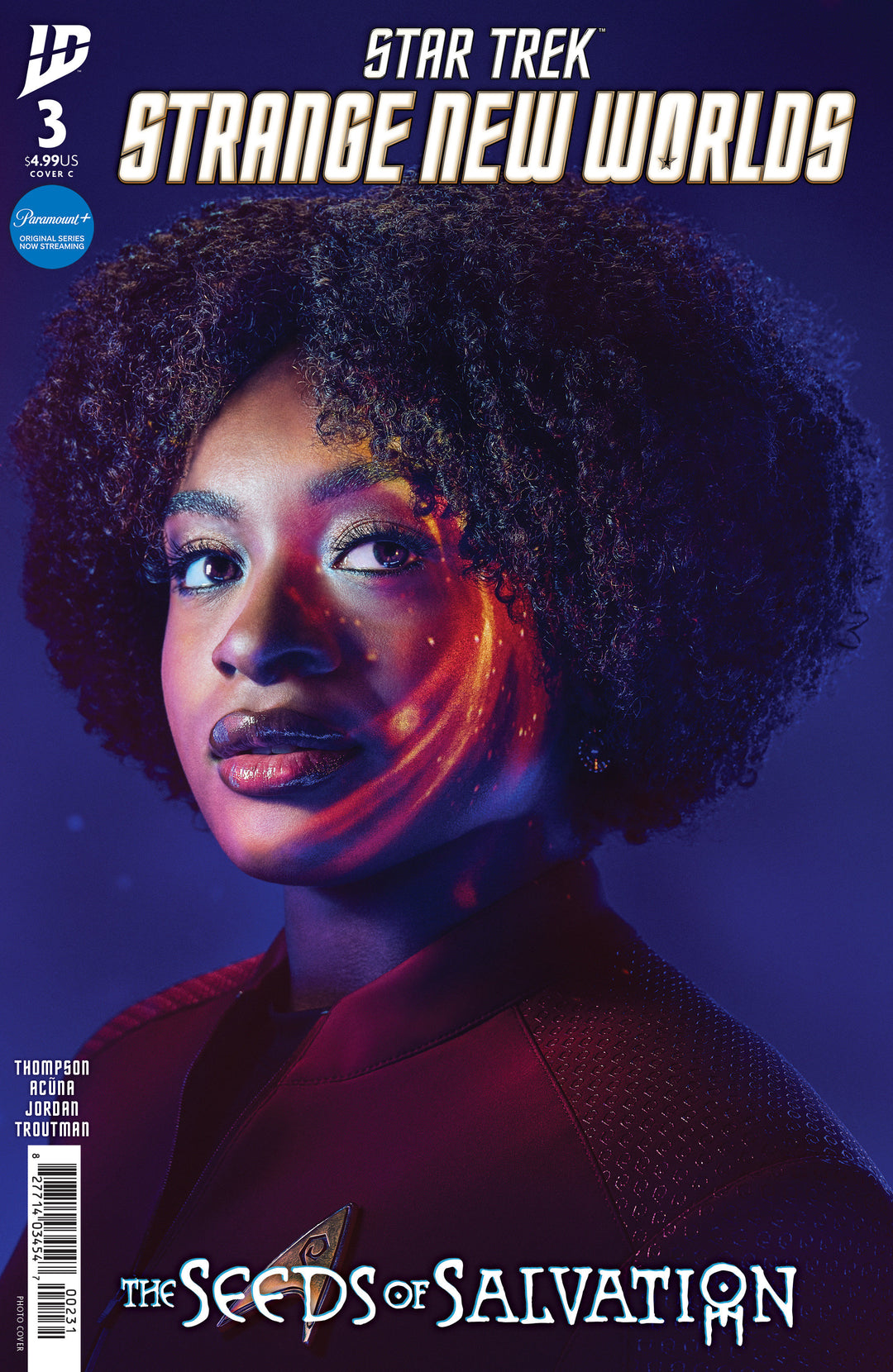 Star Trek Strange New Worlds The Seeds Of Salvation #3 Variant C (Photo Variant)