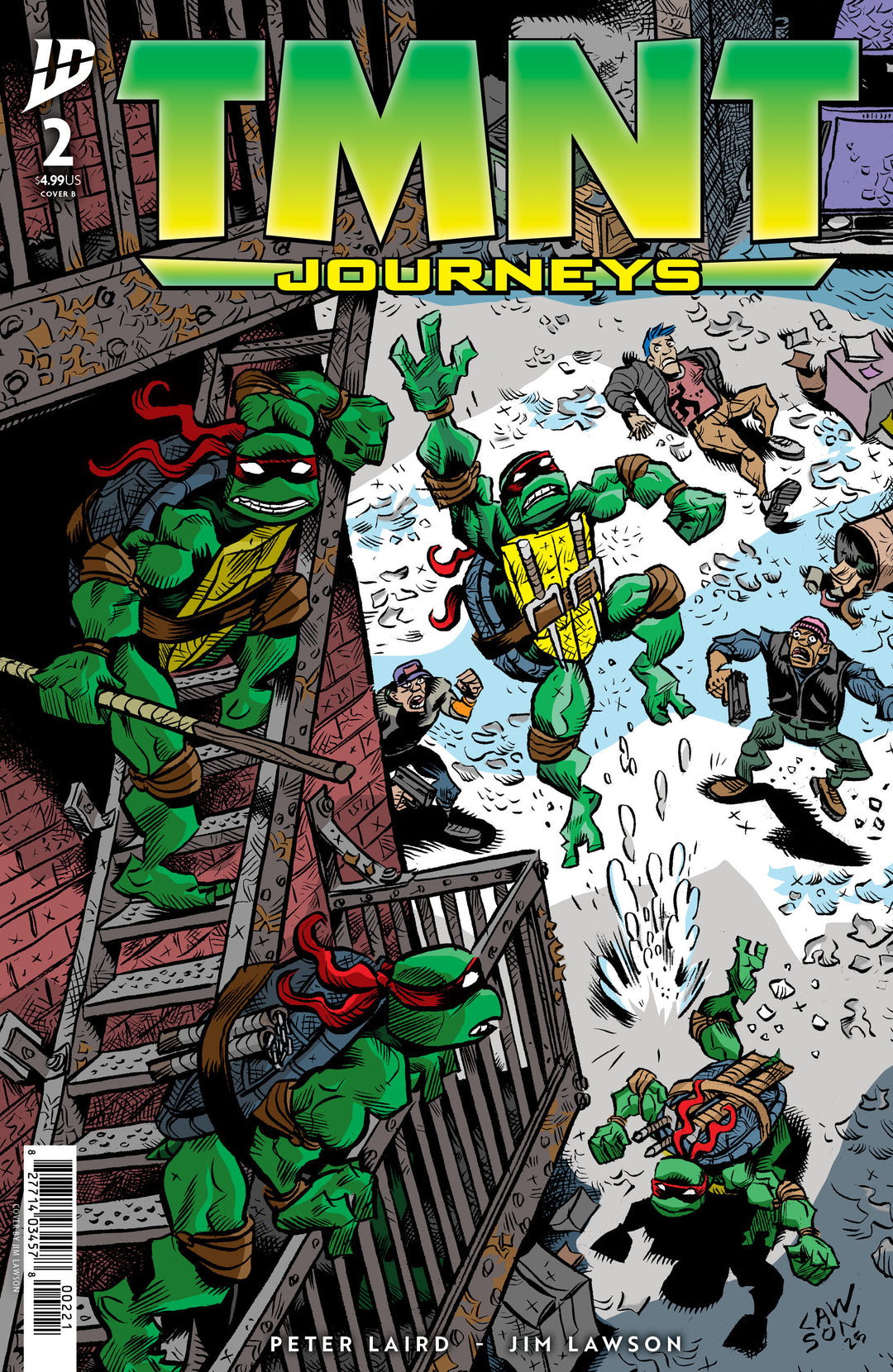 Teenage Mutant Ninja Turtles Journeys #2 Variant B (Lawson)