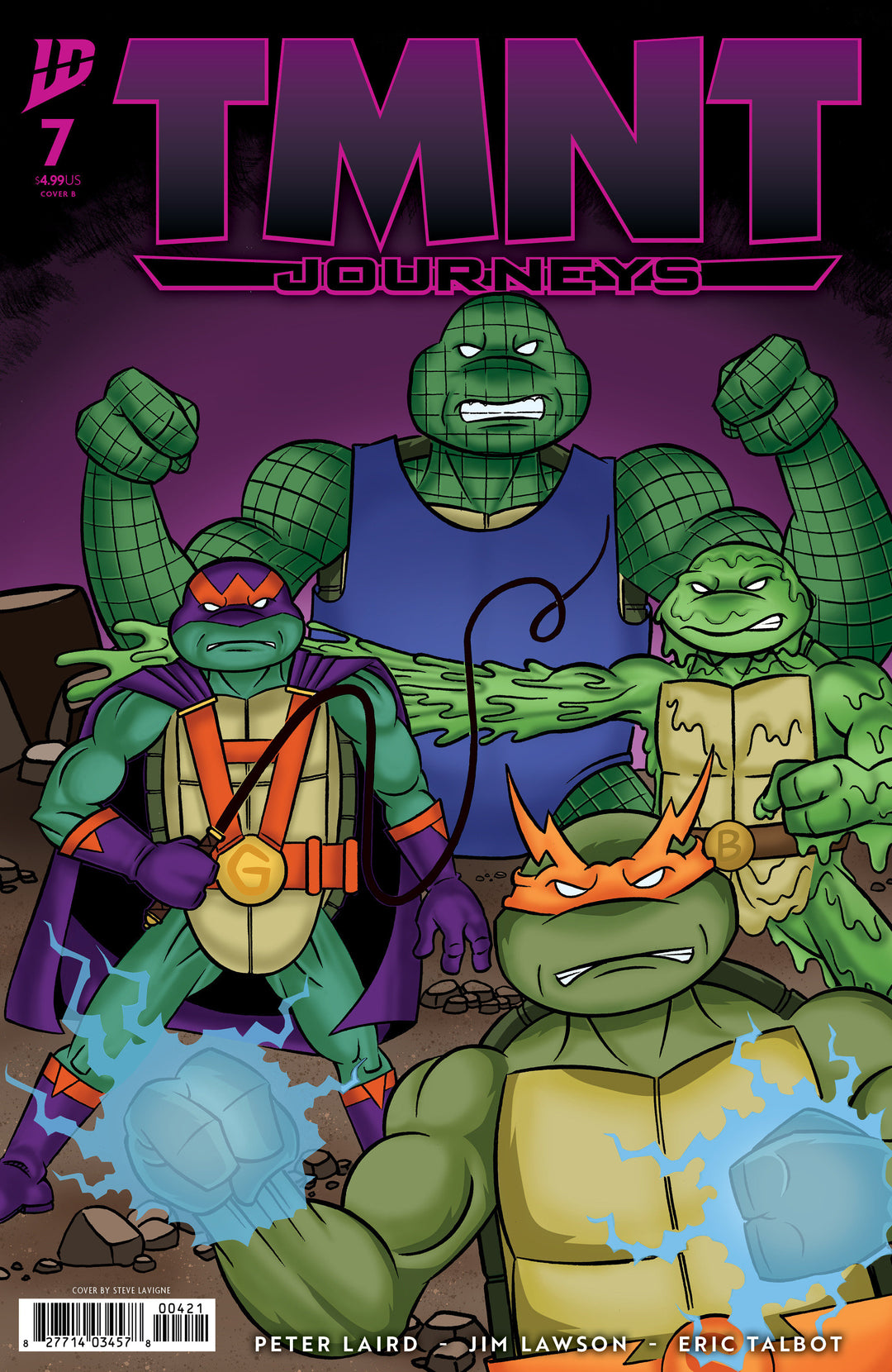 Teenage Mutant Ninja Turtles Journeys #7 Variant B (Lavigne)