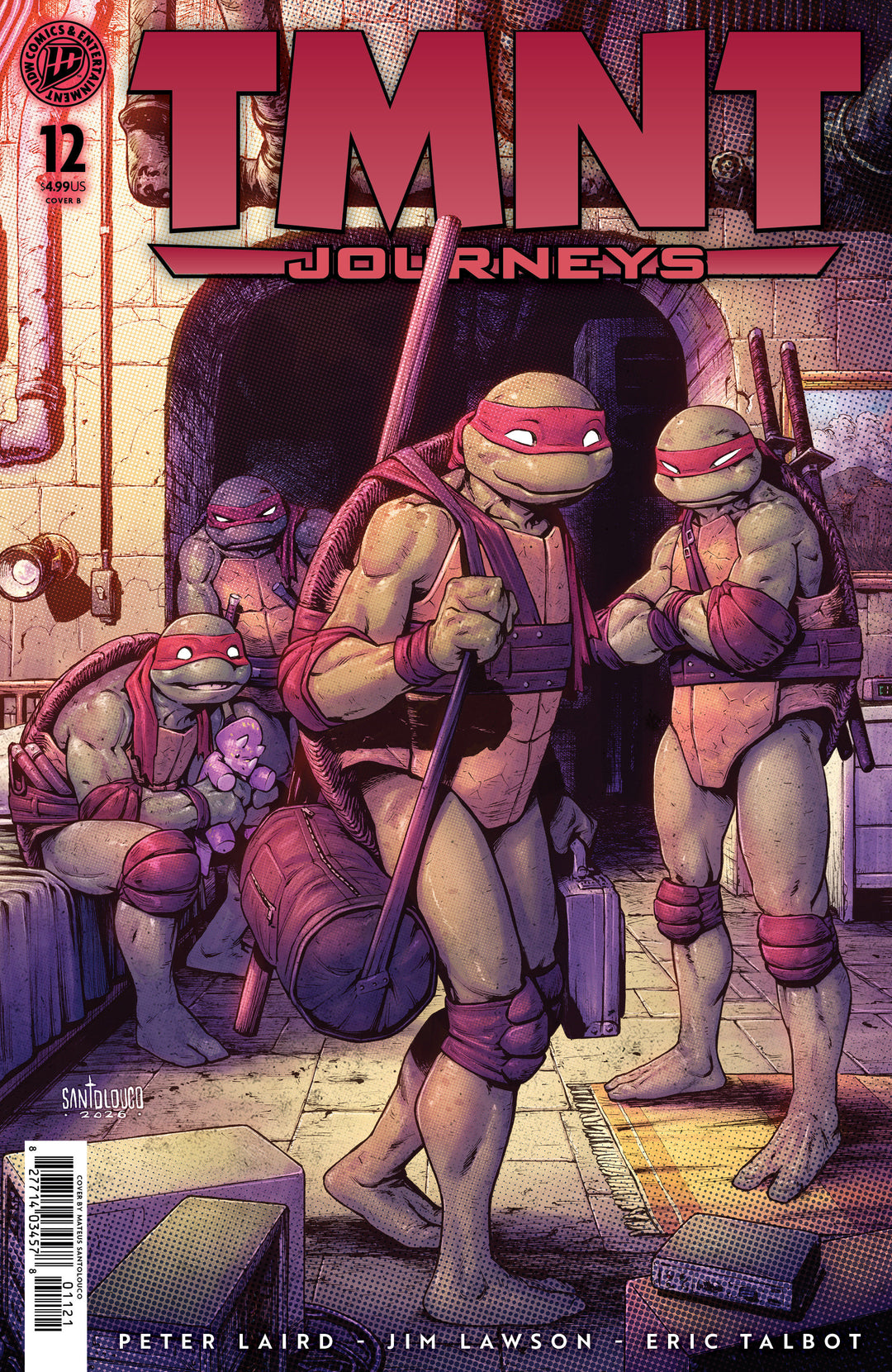 Teenage Mutant Ninja Turtles Journeys #12 Variant B (Santolouco)