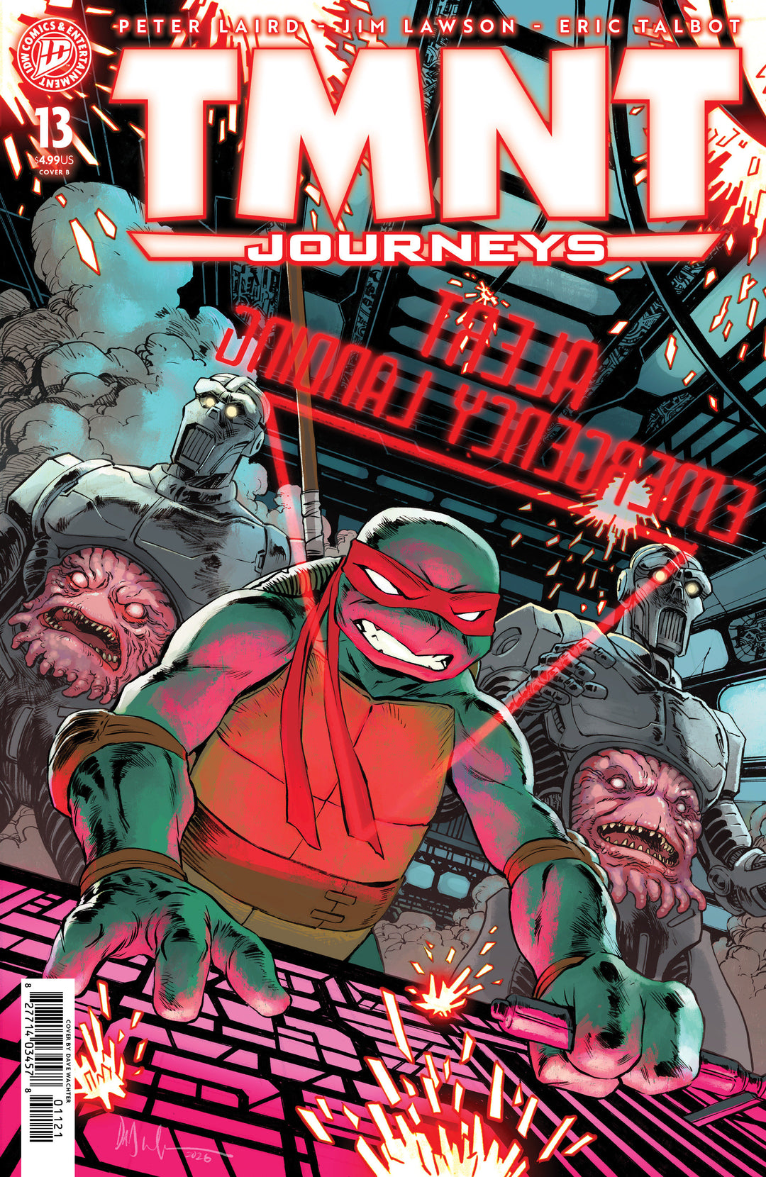 Teenage Mutant Ninja Turtles Journeys #13 Variant B (Wachter)