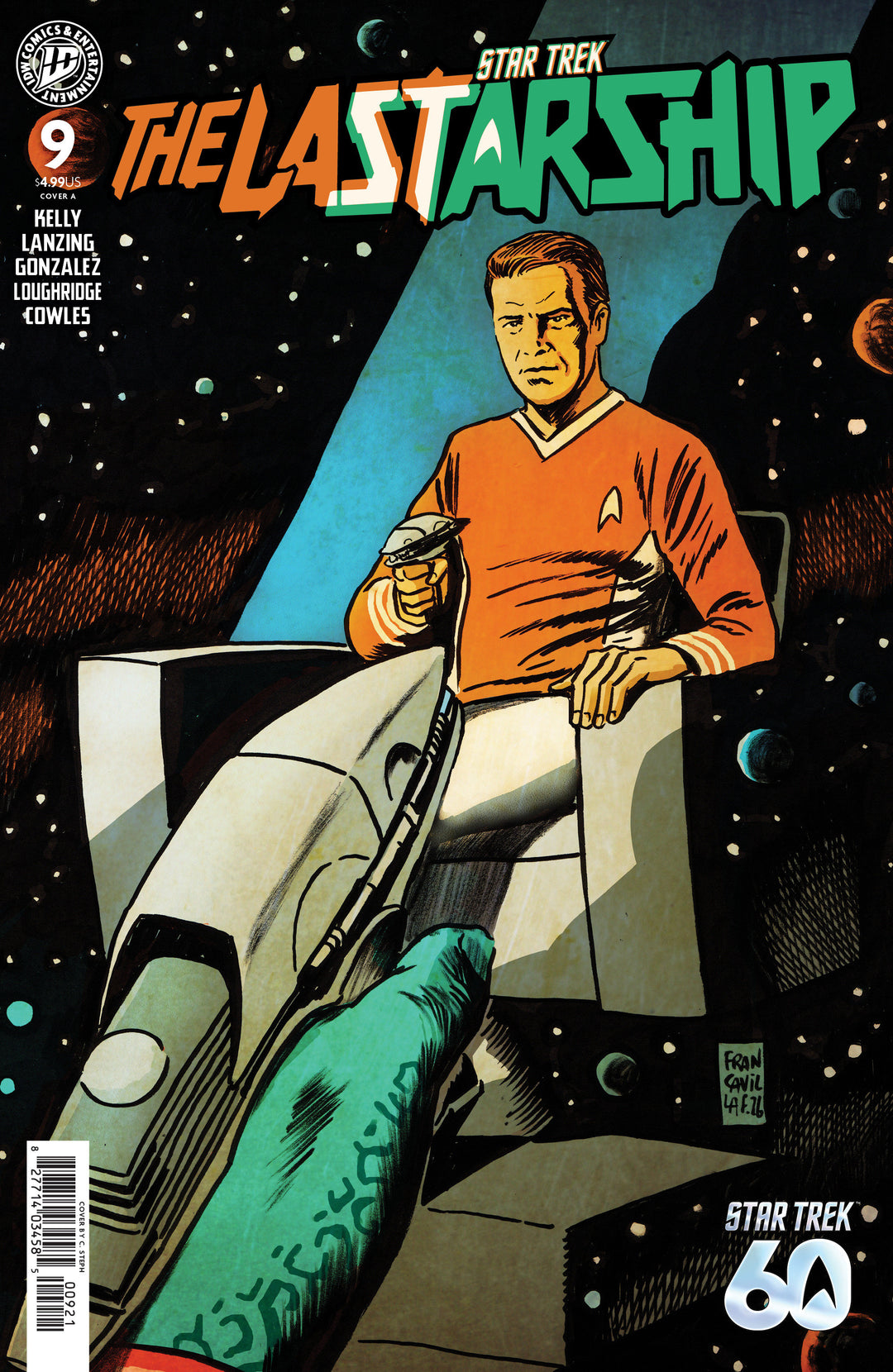 Star Trek The Last Starship #9 Cover A (Francavilla)