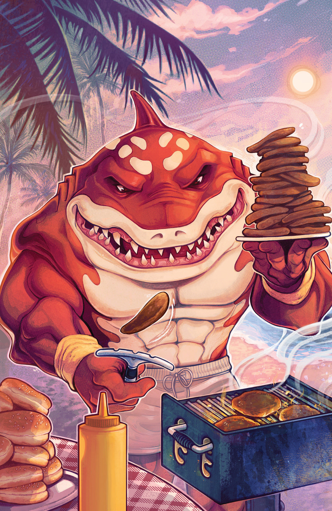 Street Sharks #4 Variant D (1:10) (Beals Full Art)