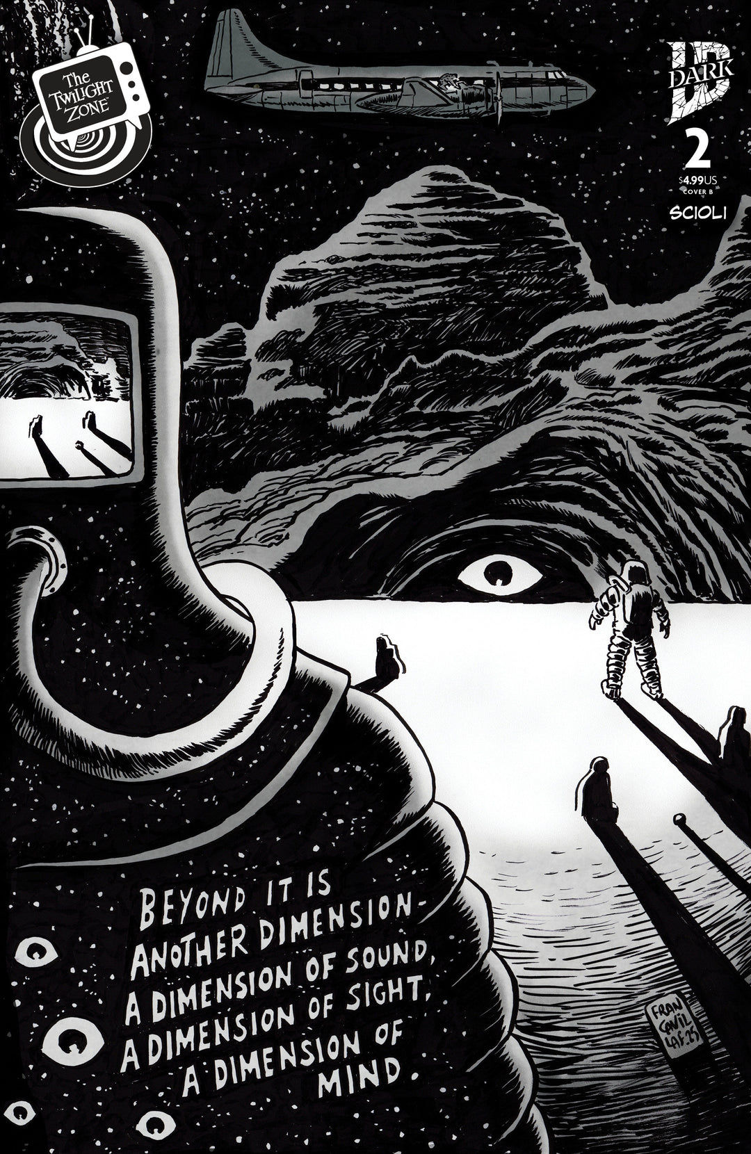 Twilight Zone (2025) #2 Variant B (Francavilla Connecting Cover)