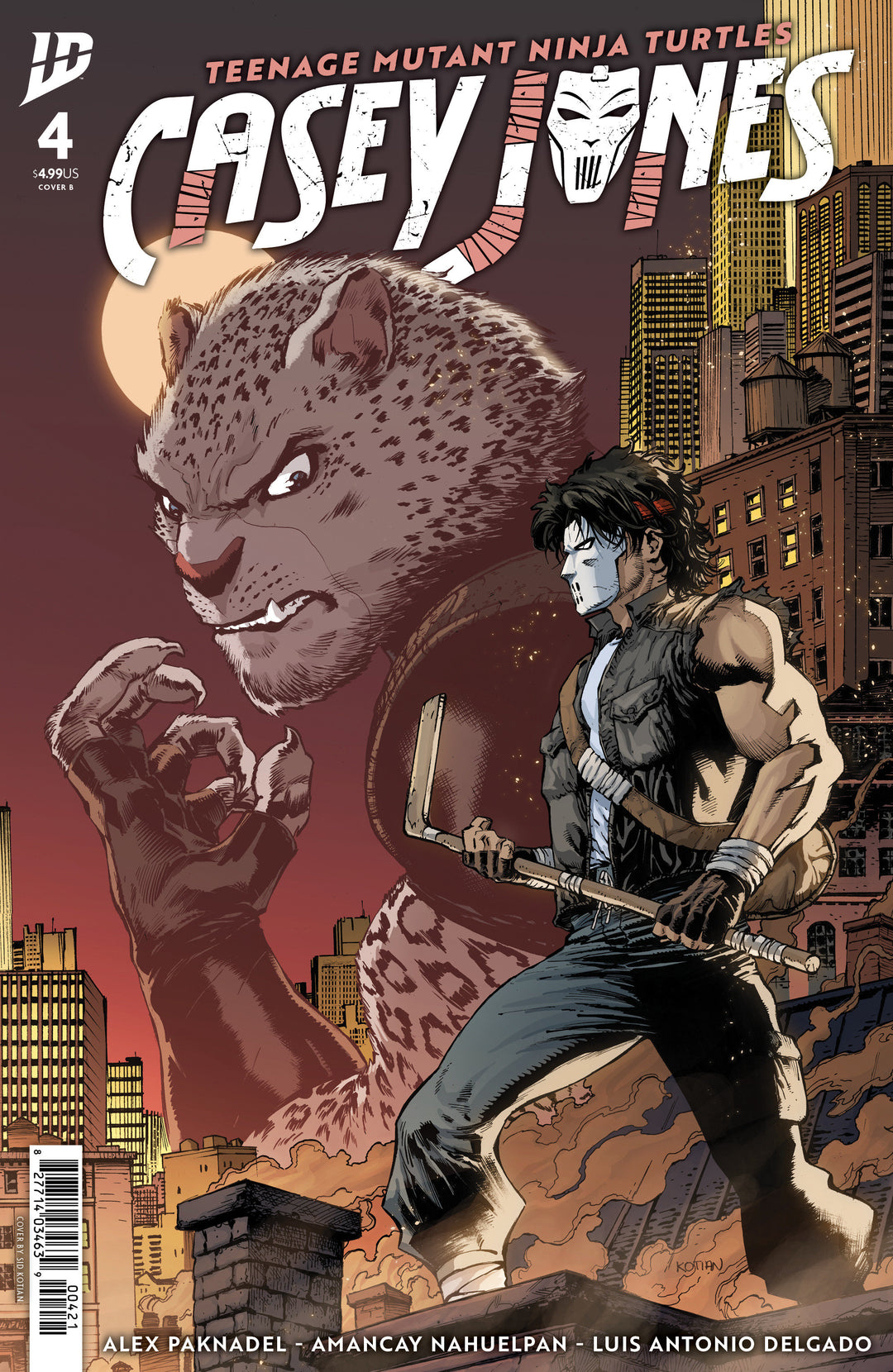 Teenage Mutant Ninja Turtles Casey Jones #4 Variant B (Kotian)