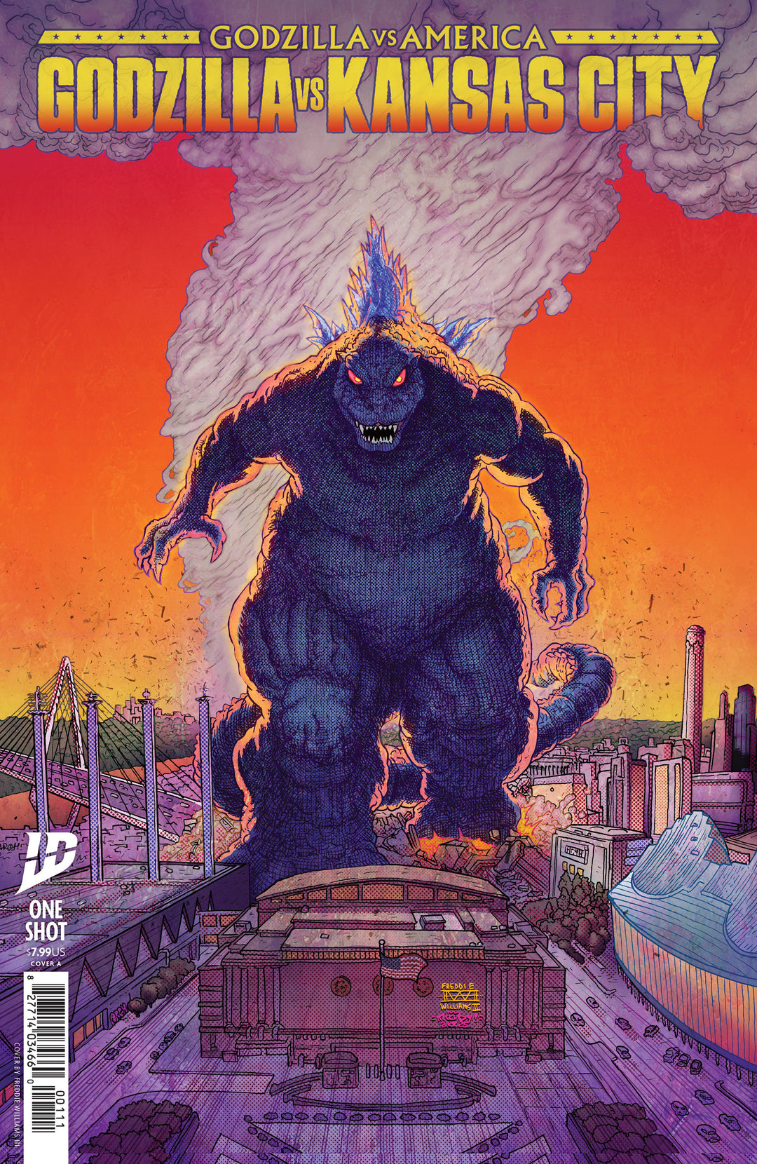 Godzilla vs America Kansas City (One Shot) Cover A (Williams II & Moody)