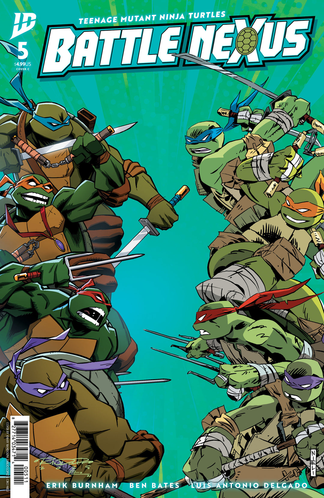 Teenage Mutant Ninja Turtles Battle Nexus #5 Variant C (Nieli & Randolph)
