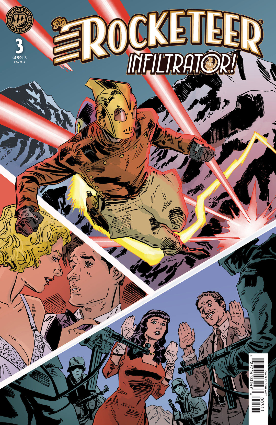 Rocketeer Infiltrator! #3 Cover A (Kotz)
